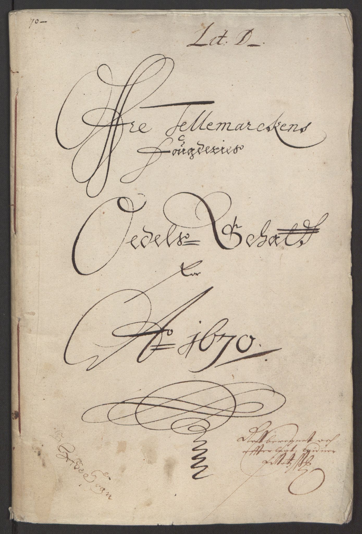 Rentekammeret inntil 1814, Reviderte regnskaper, Fogderegnskap, RA/EA-4092/R35/L2059: Fogderegnskap Øvre og Nedre Telemark, 1668-1670, p. 194