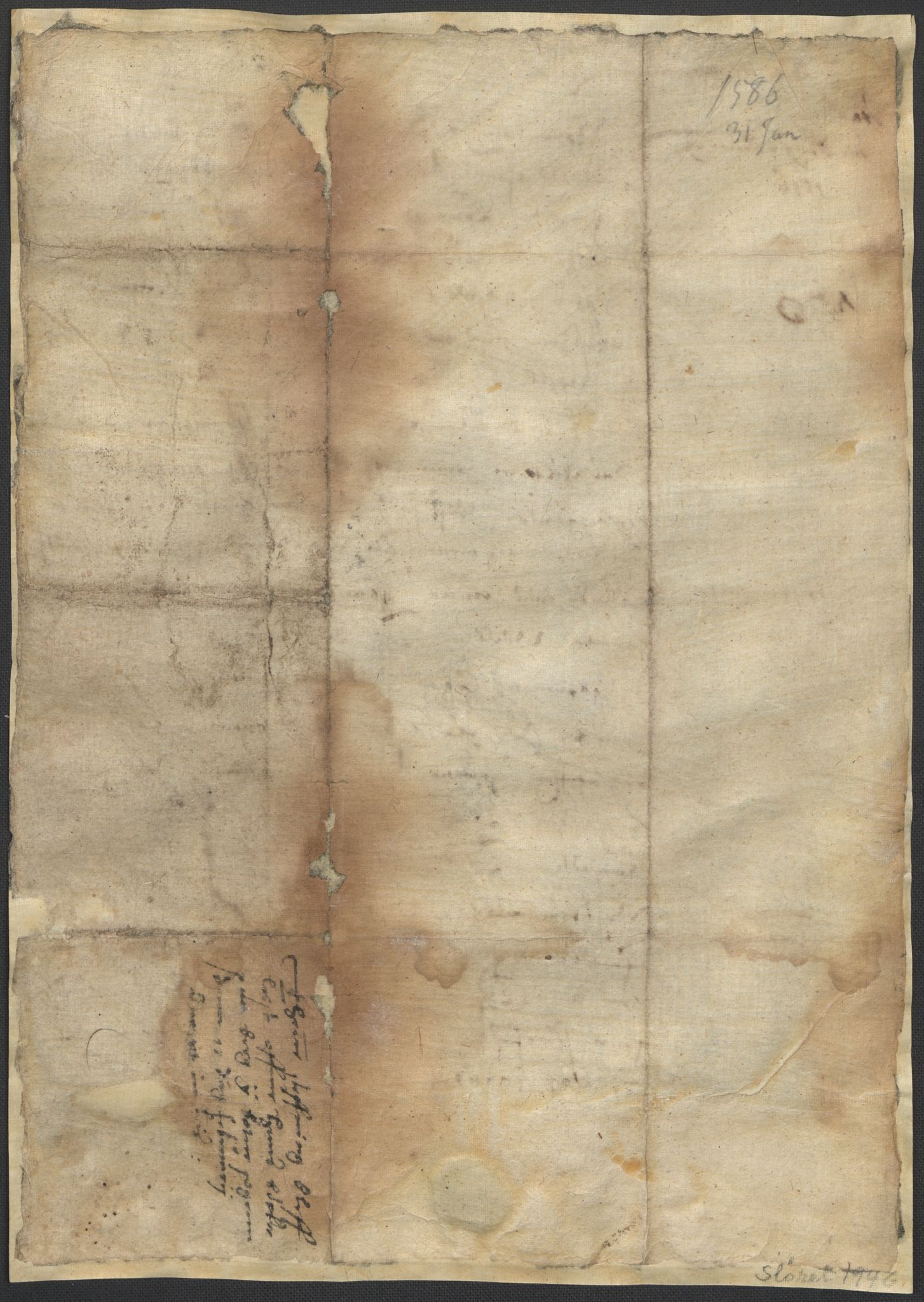 Riksarkivets diplomsamling, AV/RA-EA-5965/F02/L0087: Dokumenter, 1585-1586, p. 45