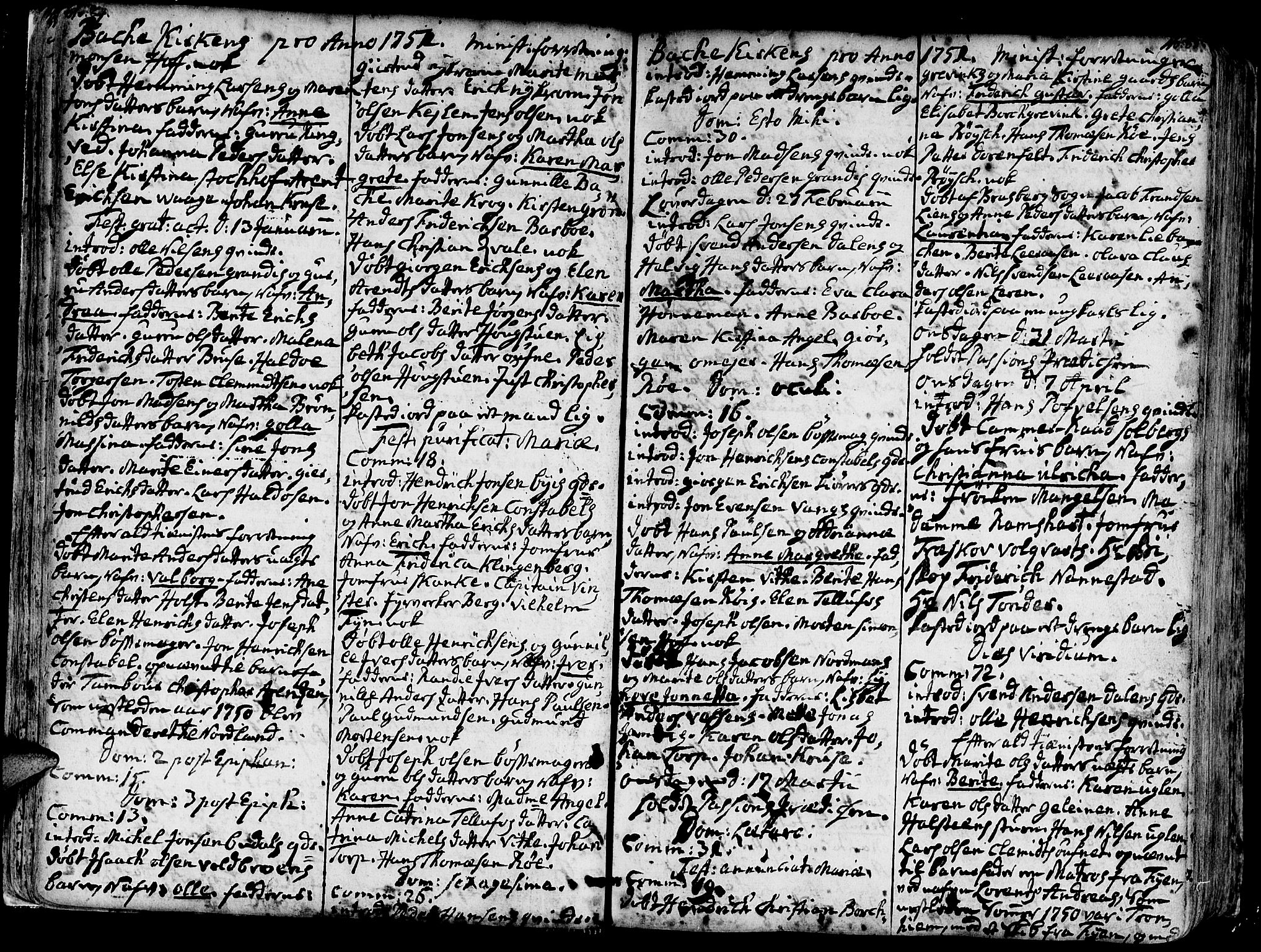 Ministerialprotokoller, klokkerbøker og fødselsregistre - Sør-Trøndelag, SAT/A-1456/606/L0276: Parish register (official) no. 606A01 /2, 1727-1779, p. 84-85