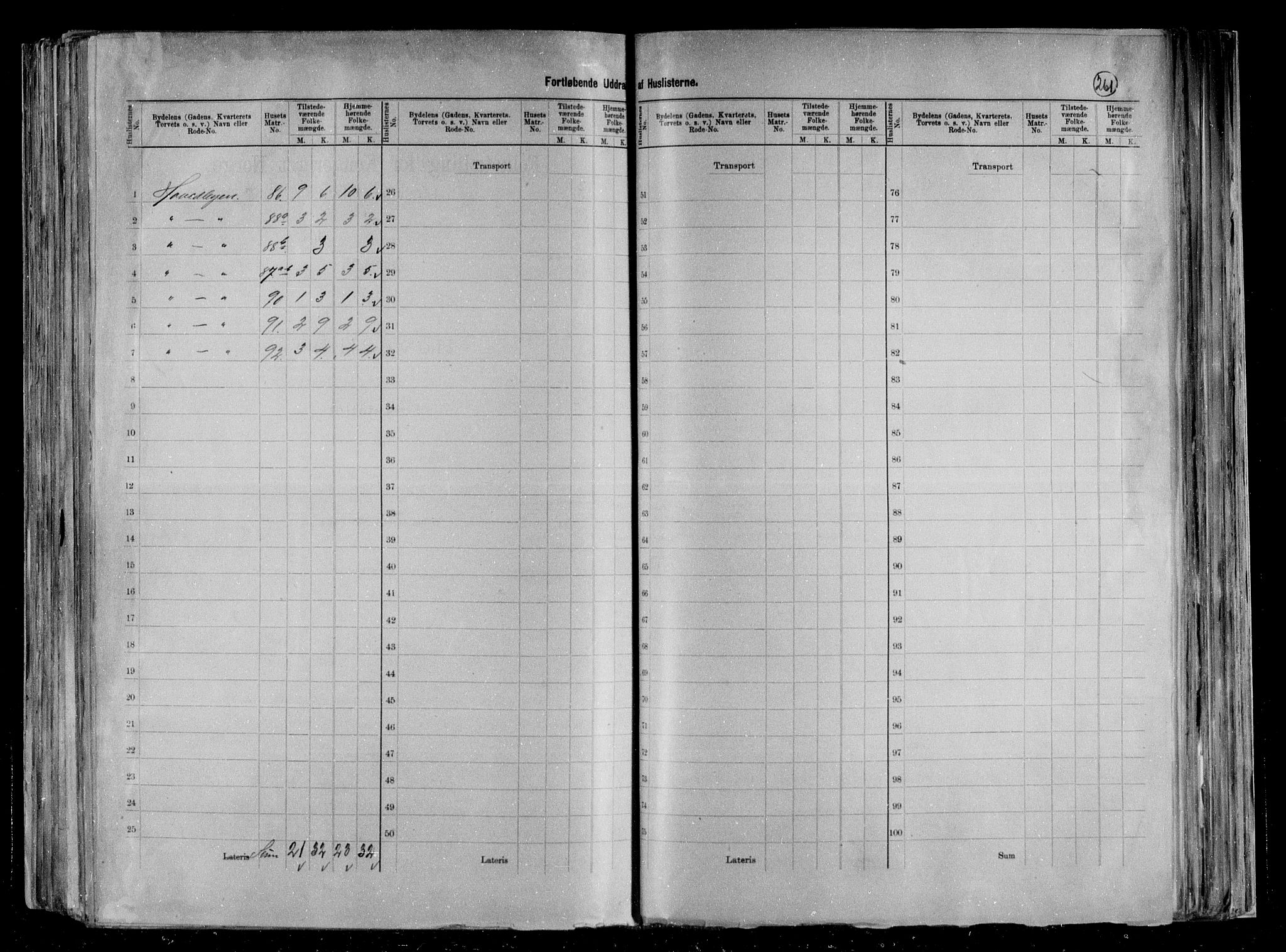 RA, 1891 census for 0801 Kragerø, 1891, p. 46