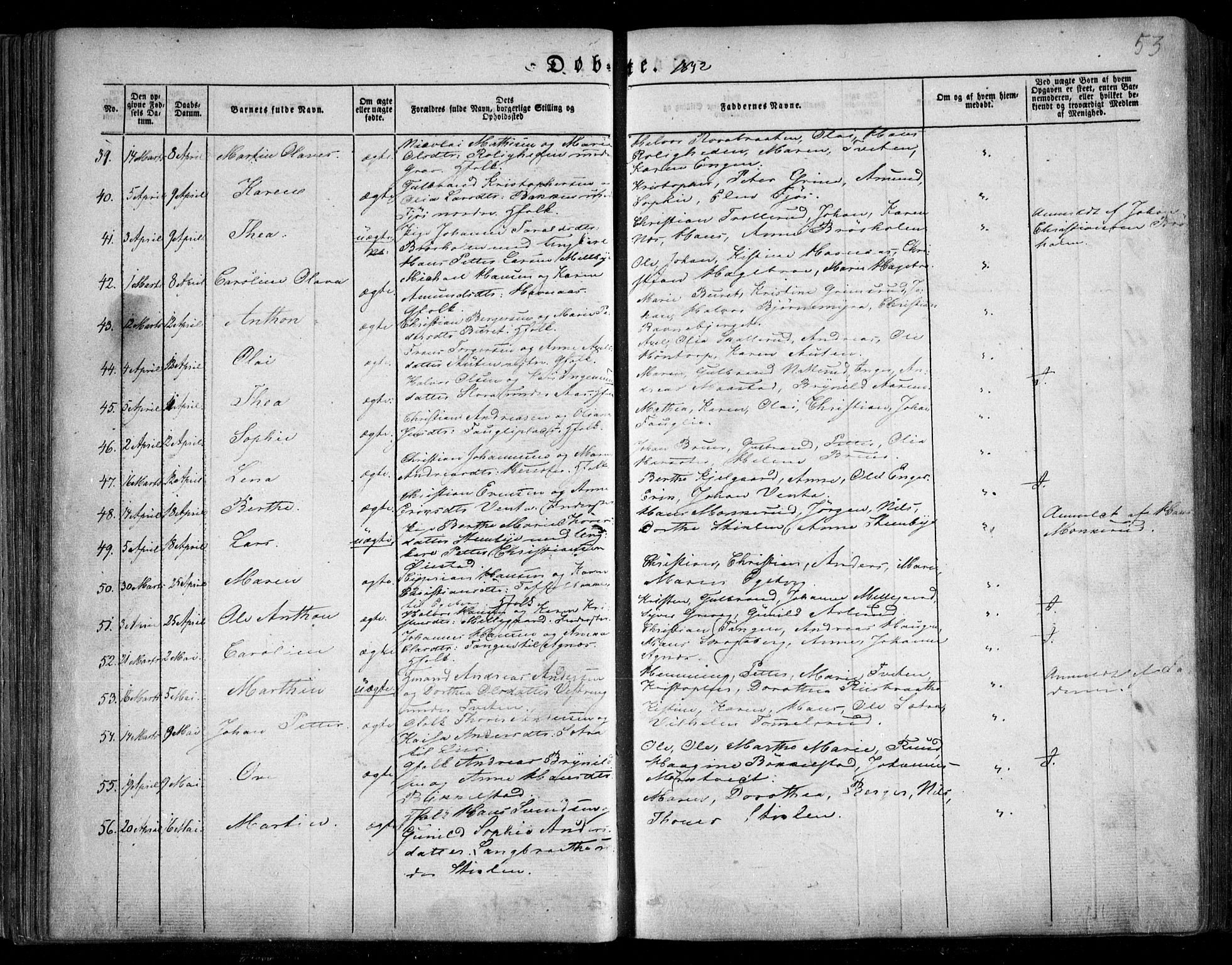 Trøgstad prestekontor Kirkebøker, AV/SAO-A-10925/F/Fa/L0007: Parish register (official) no. I 7, 1845-1854, p. 53