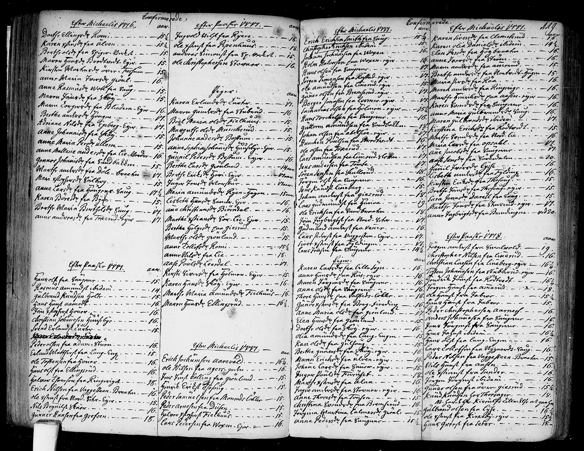 Aker prestekontor kirkebøker, SAO/A-10861/F/L0009: Parish register (official) no. 9, 1765-1785, p. 119