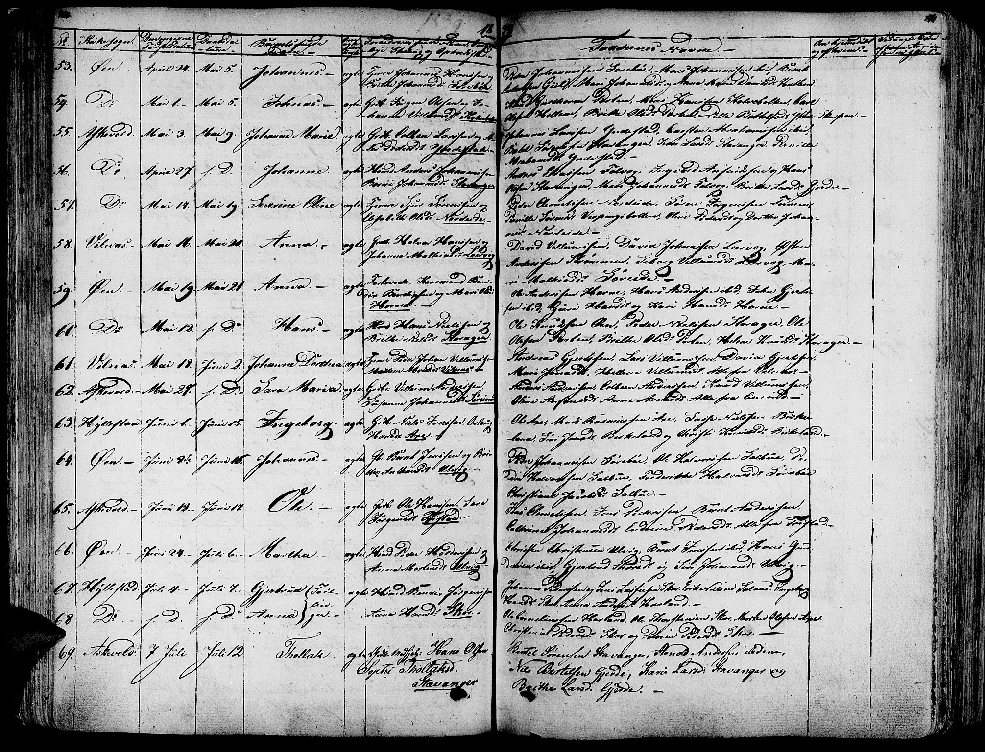 Askvoll sokneprestembete, AV/SAB-A-79501/H/Haa/Haaa/L0010: Parish register (official) no. A 10, 1821-1844, p. 180-181