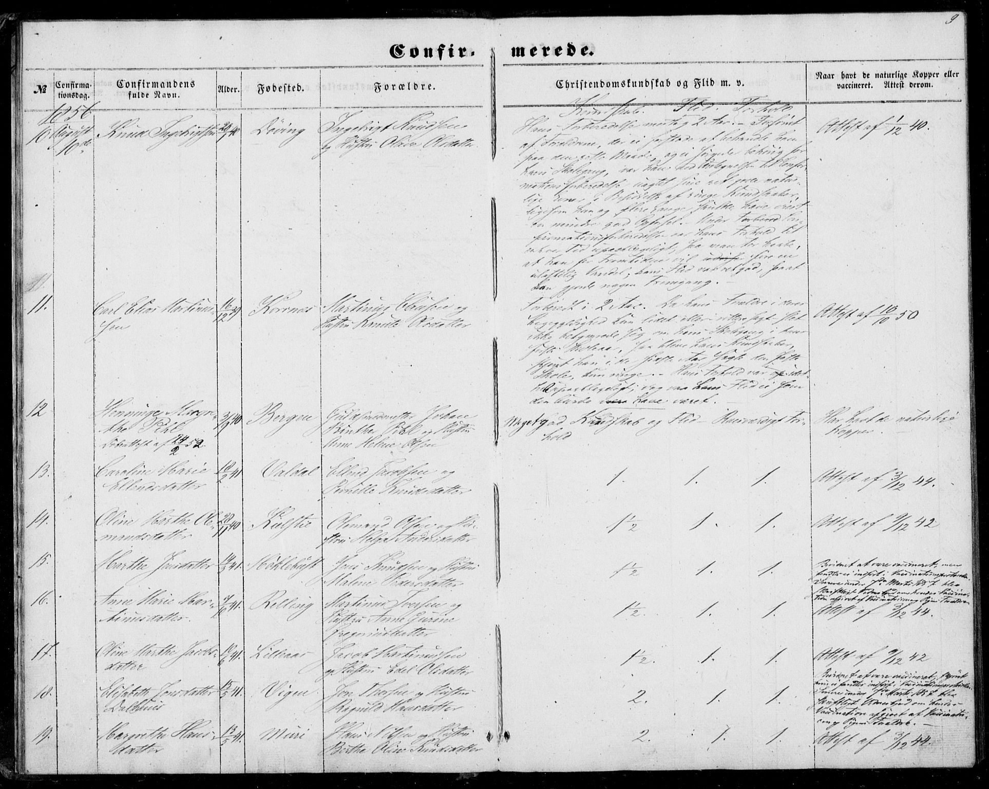 Ministerialprotokoller, klokkerbøker og fødselsregistre - Møre og Romsdal, AV/SAT-A-1454/519/L0251: Parish register (official) no. 519A10, 1854-1868, p. 9