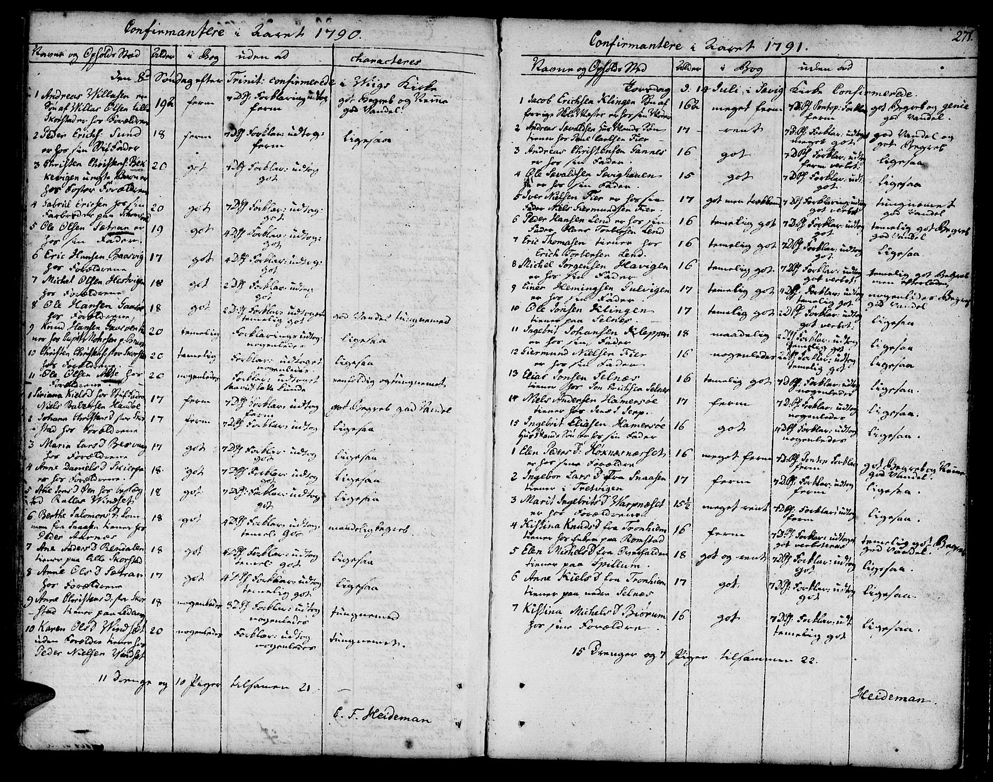 Ministerialprotokoller, klokkerbøker og fødselsregistre - Nord-Trøndelag, SAT/A-1458/773/L0608: Parish register (official) no. 773A02, 1784-1816, p. 271
