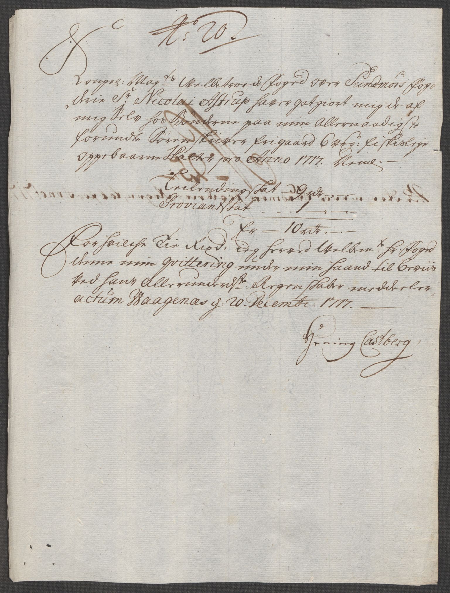 Rentekammeret inntil 1814, Reviderte regnskaper, Fogderegnskap, AV/RA-EA-4092/R54/L3569: Fogderegnskap Sunnmøre, 1717, p. 199