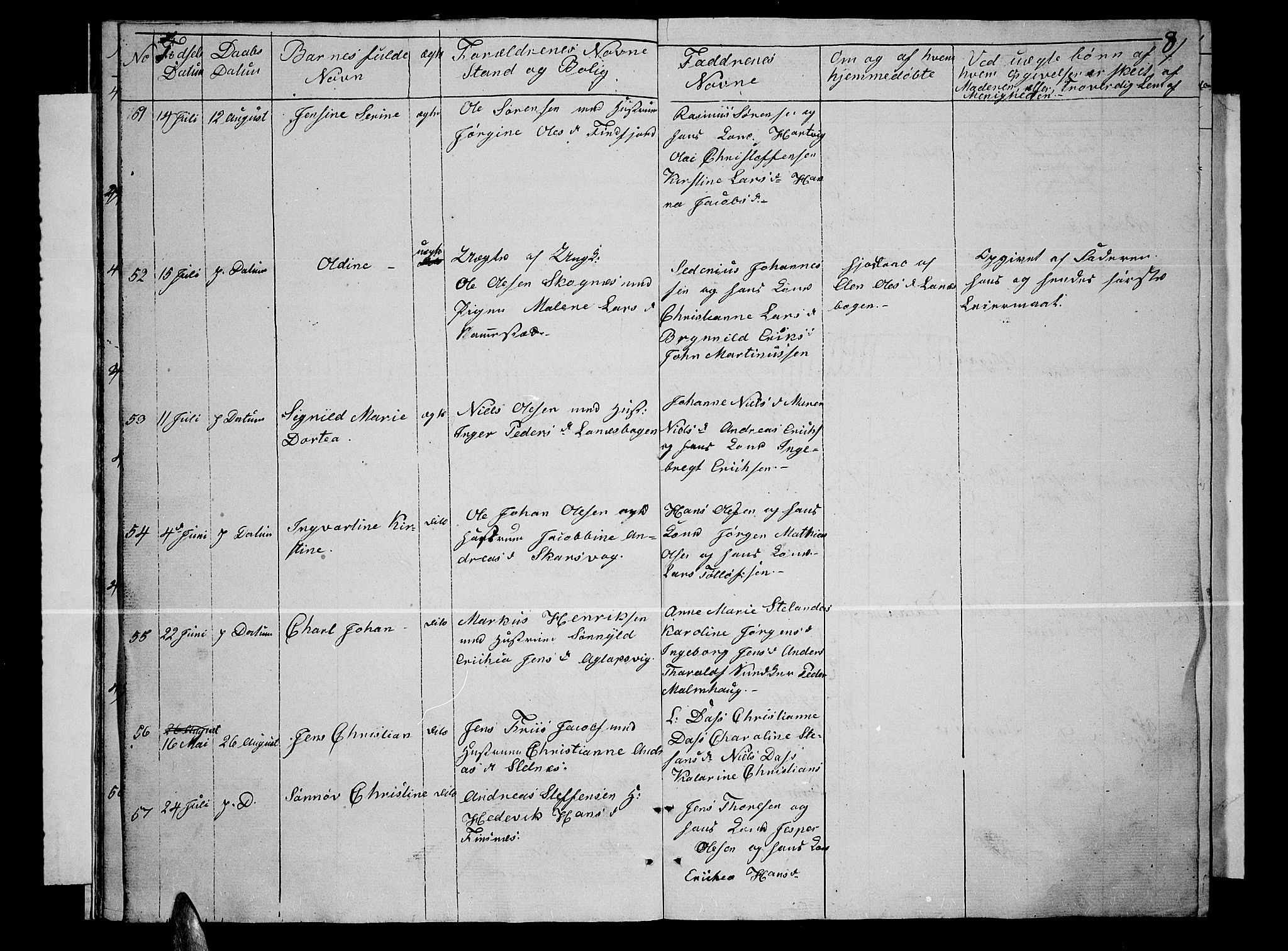 Lenvik sokneprestembete, SATØ/S-1310/H/Ha/Hab/L0002klokker: Parish register (copy) no. 2, 1838-1843, p. 8