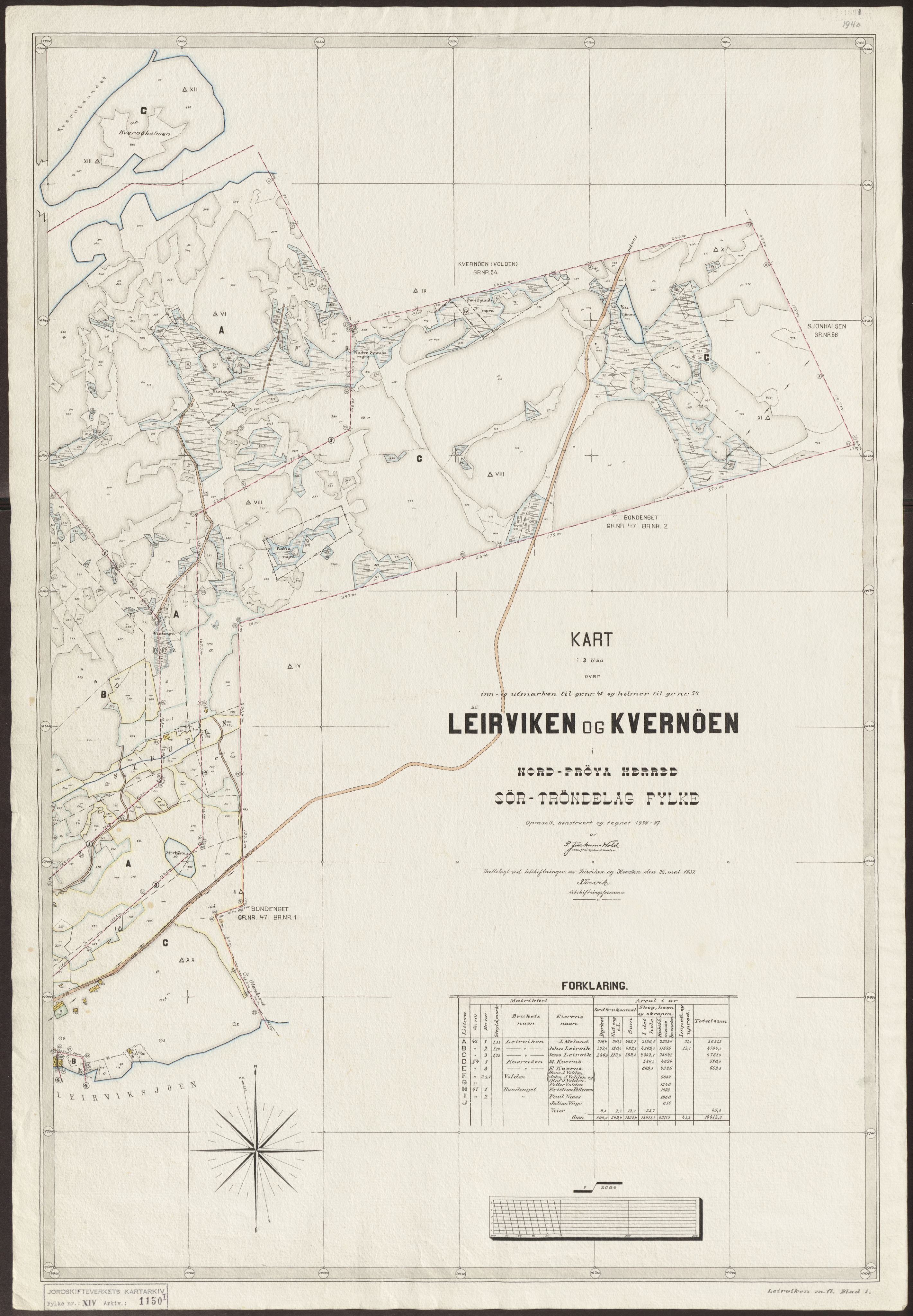 Jordskifteverkets kartarkiv, RA/S-3929/T, 1859-1988, p. 1822