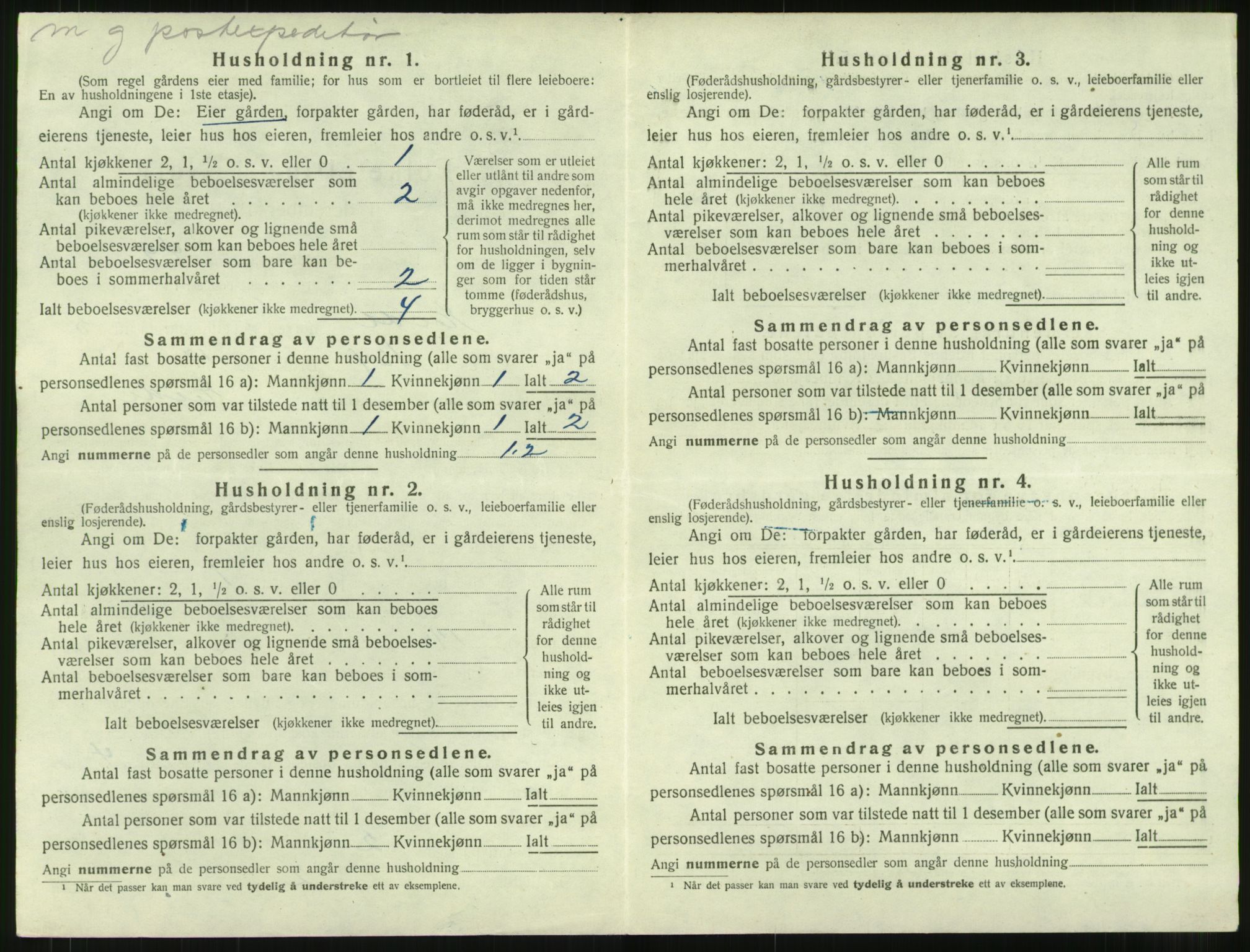 SAT, 1920 census for Eid (MR), 1920, p. 406