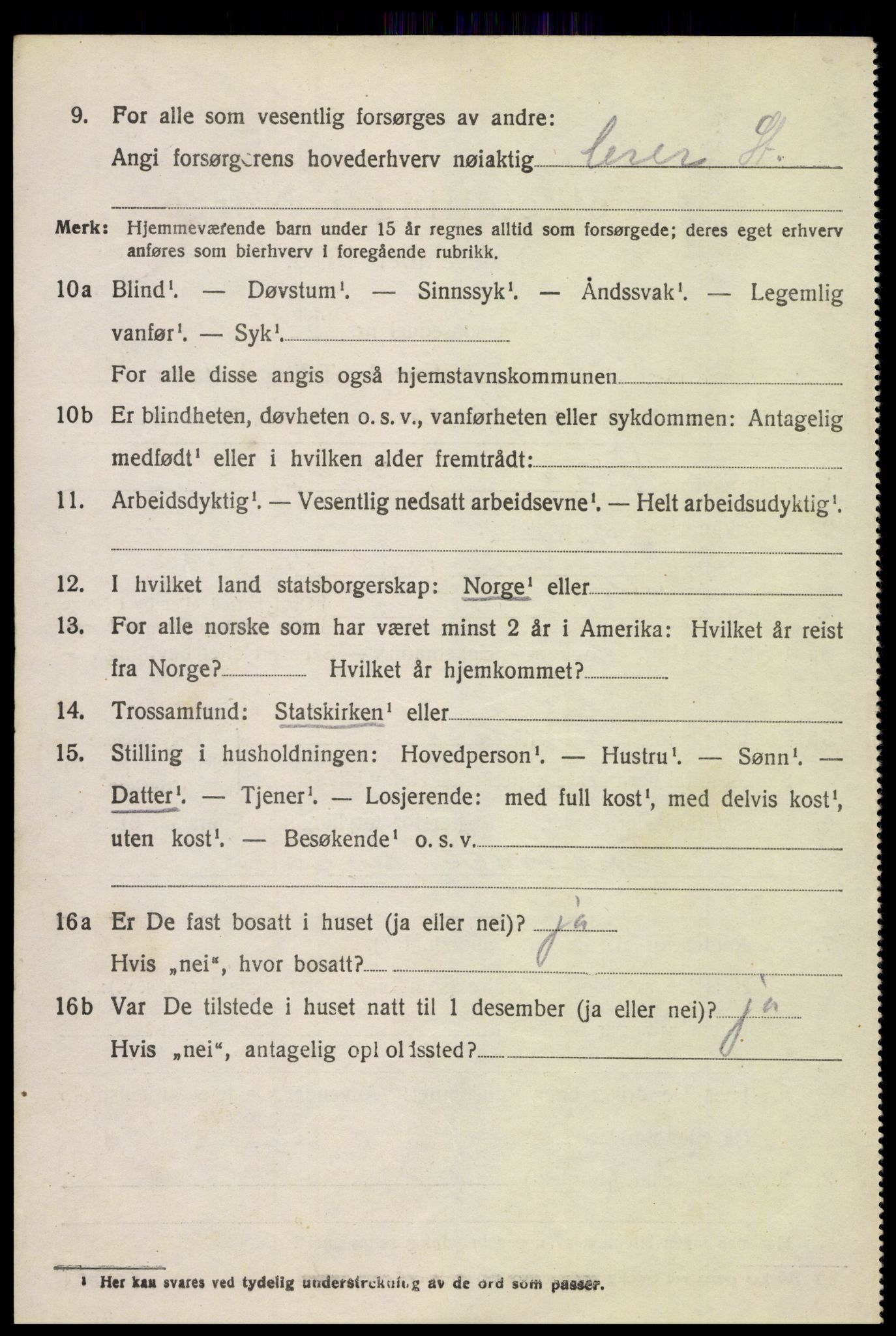 SAH, 1920 census for Vestre Gausdal, 1920, p. 3680