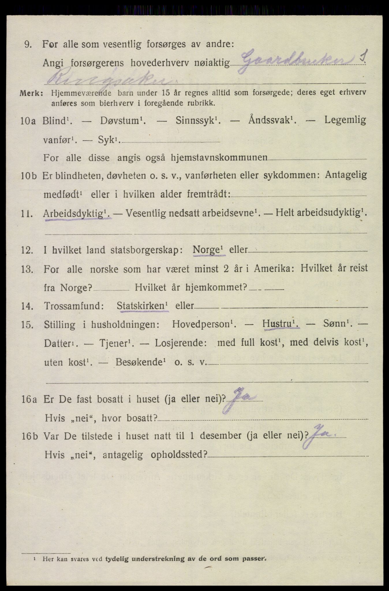 SAH, 1920 census for Ringsaker, 1920, p. 28601