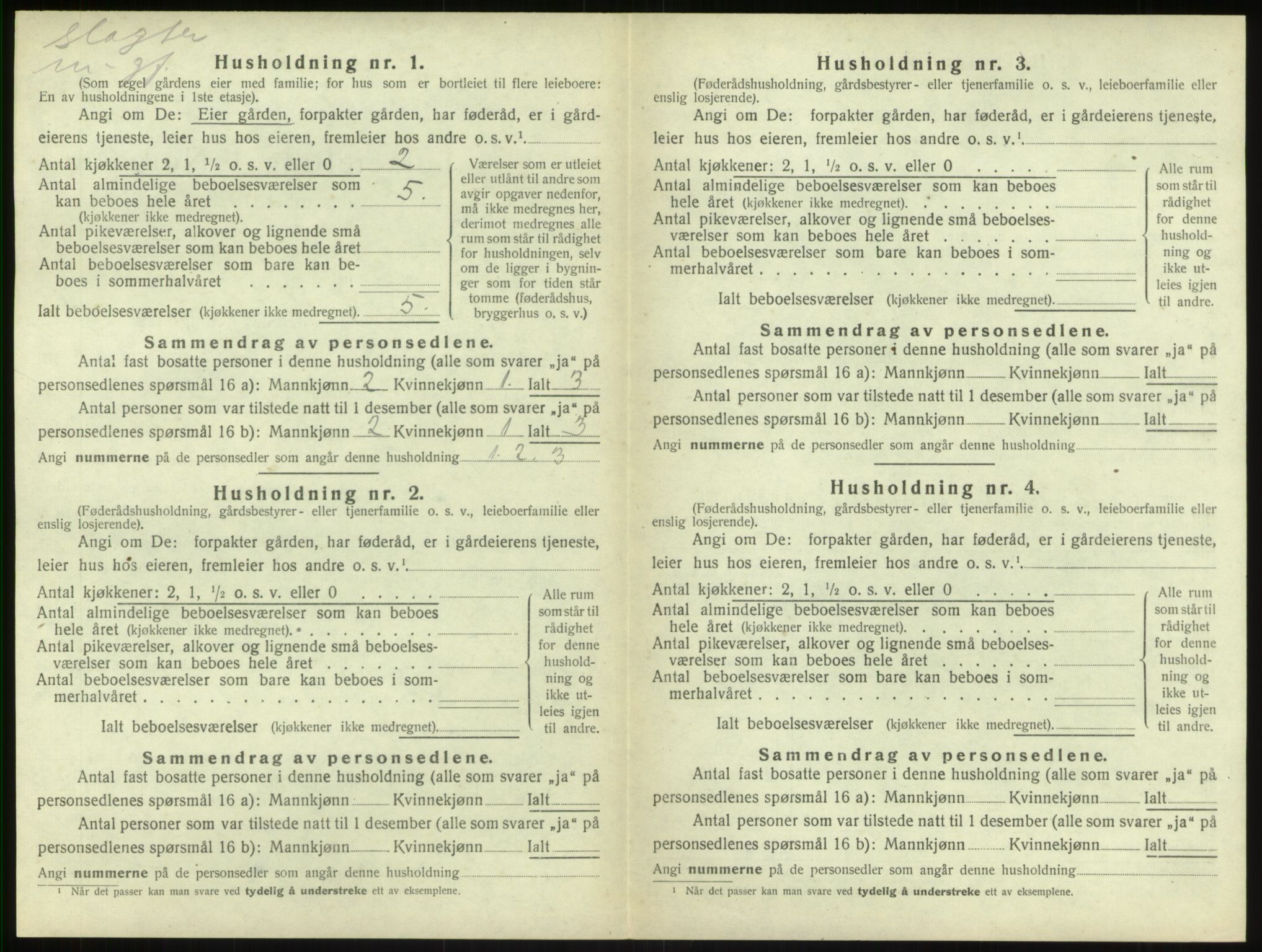 SAB, 1920 census for Sogndal, 1920, p. 552