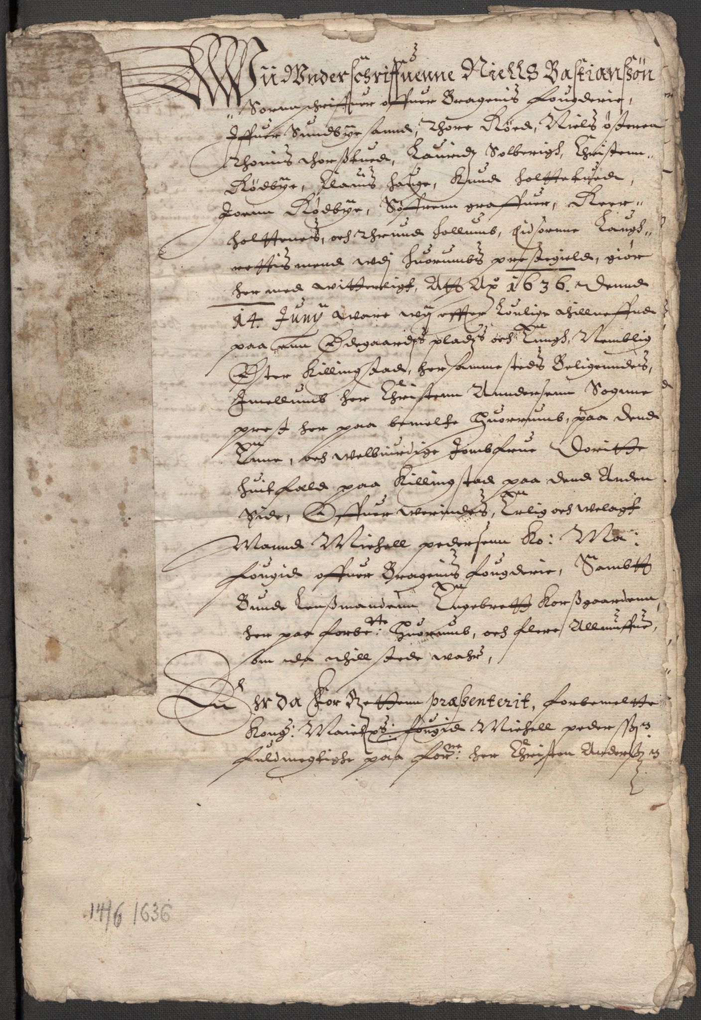 Riksarkivets diplomsamling, AV/RA-EA-5965/F15/L0020: Prestearkiv - Buskerud, 1584-1727, p. 7