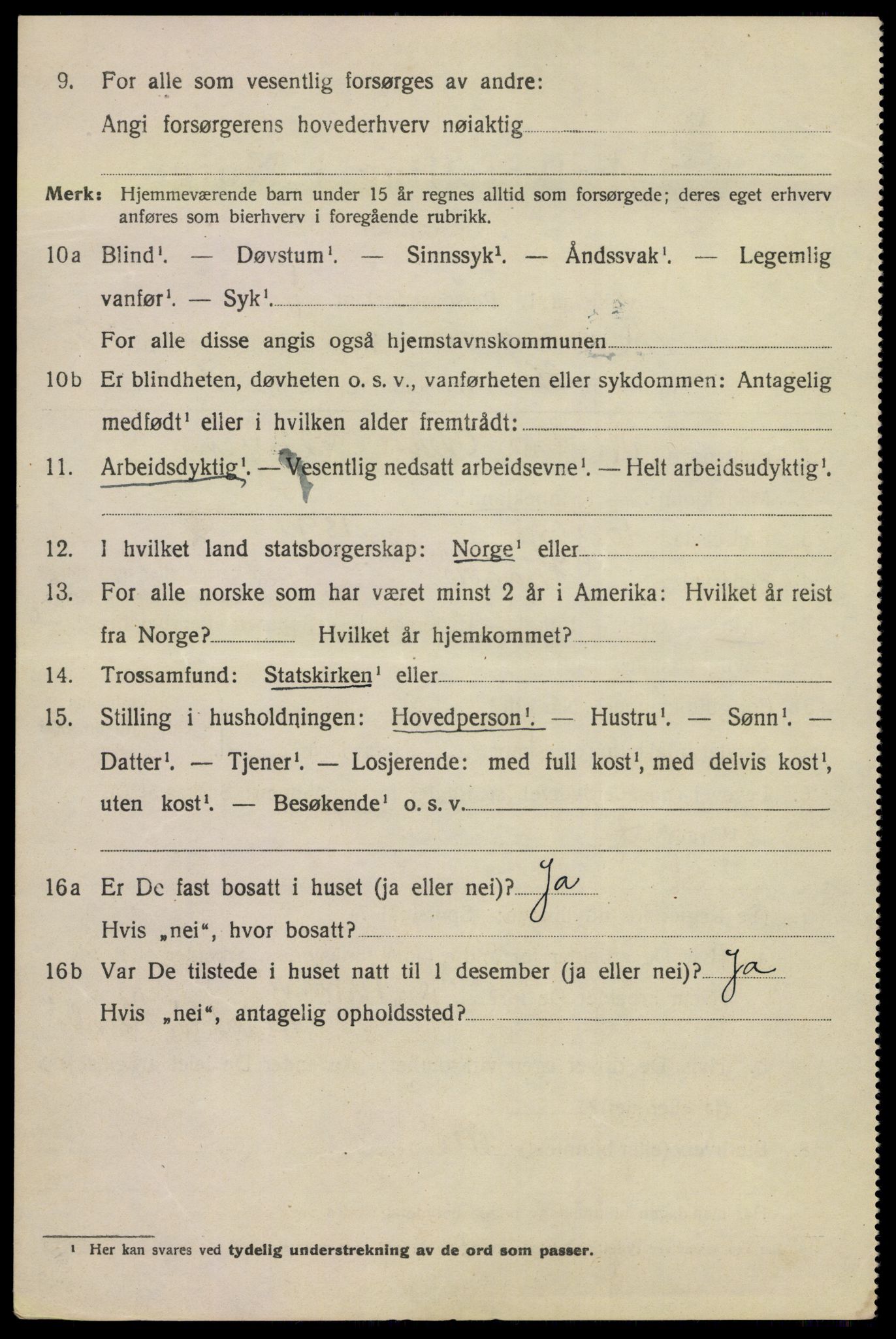SAKO, 1920 census for Kragerø, 1920, p. 5778