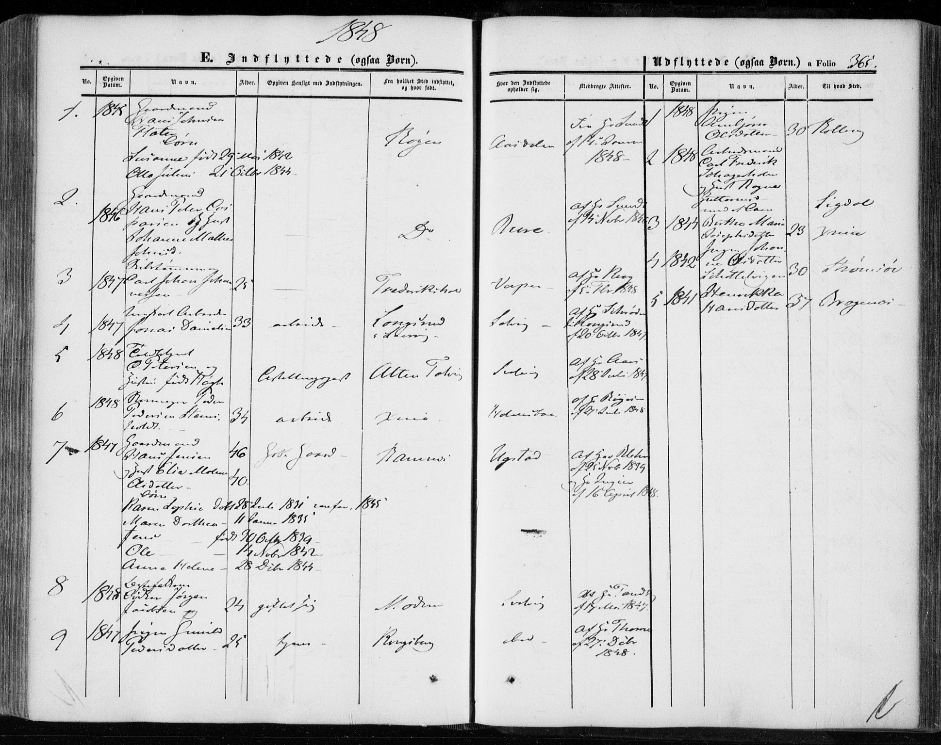 Hurum kirkebøker, SAKO/A-229/F/Fa/L0011: Parish register (official) no. 11, 1847-1860, p. 365
