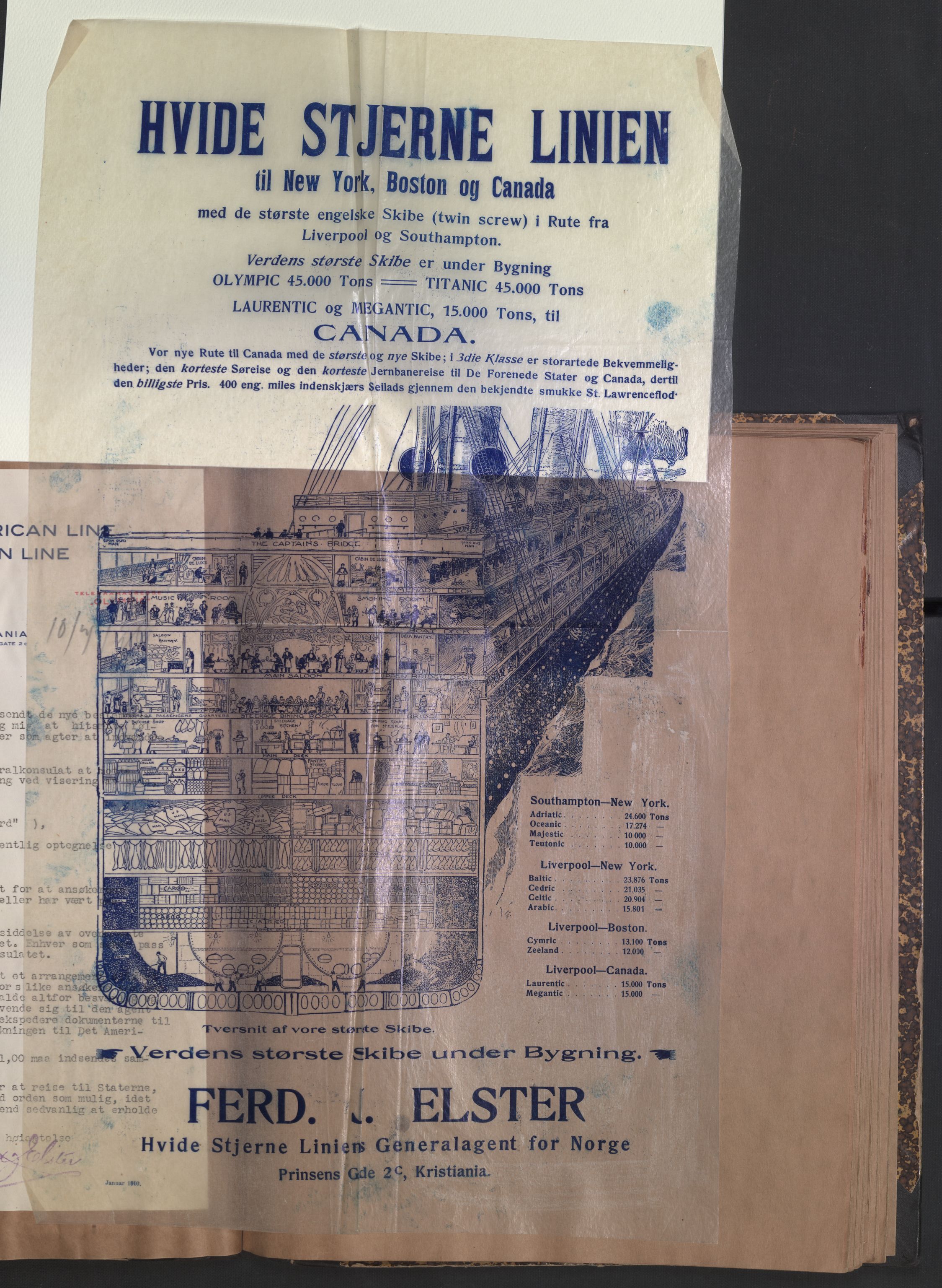 White Star-linjen, AV/SAO-PAO-0201/D/Dc/L0001: Utklippingsbok, 1909-1924, p. 87