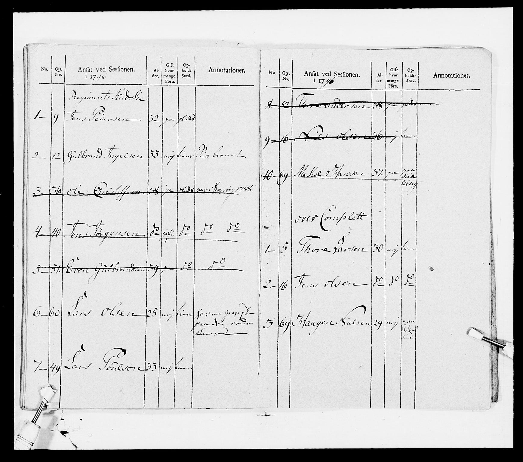 Generalitets- og kommissariatskollegiet, Det kongelige norske kommissariatskollegium, AV/RA-EA-5420/E/Eh/L0007: Akershusiske dragonregiment, 1800-1804, p. 186