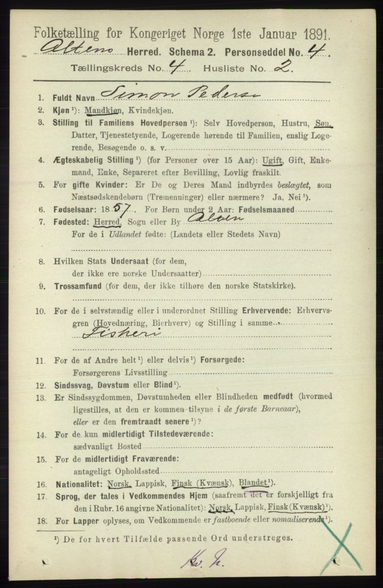 RA, 1891 census for 2012 Alta, 1891, p. 1369