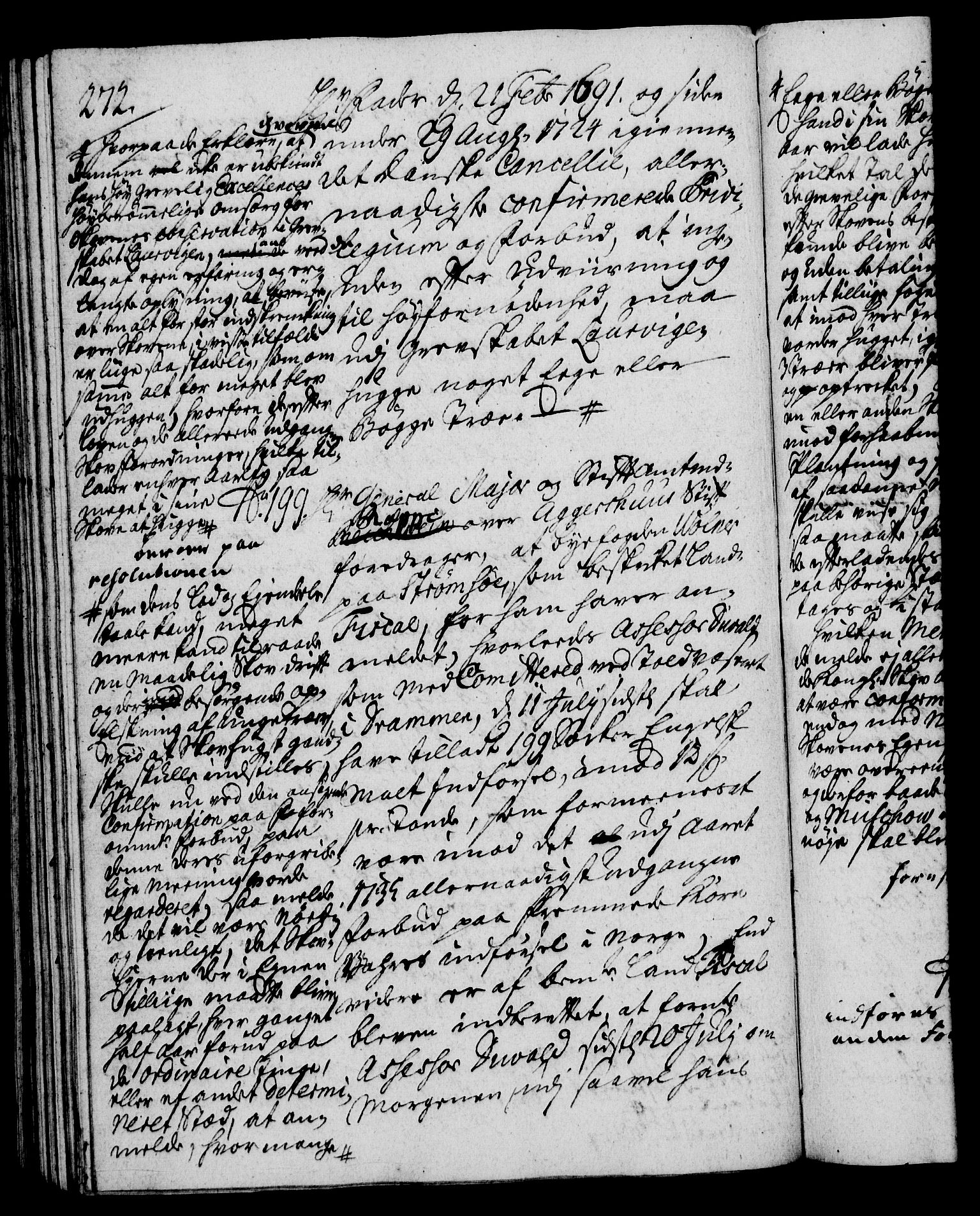 Rentekammeret, Kammerkanselliet, AV/RA-EA-3111/G/Gh/Gha/L0022: Norsk ekstraktmemorialprotokoll (merket RK 53.67), 1739-1741, p. 272