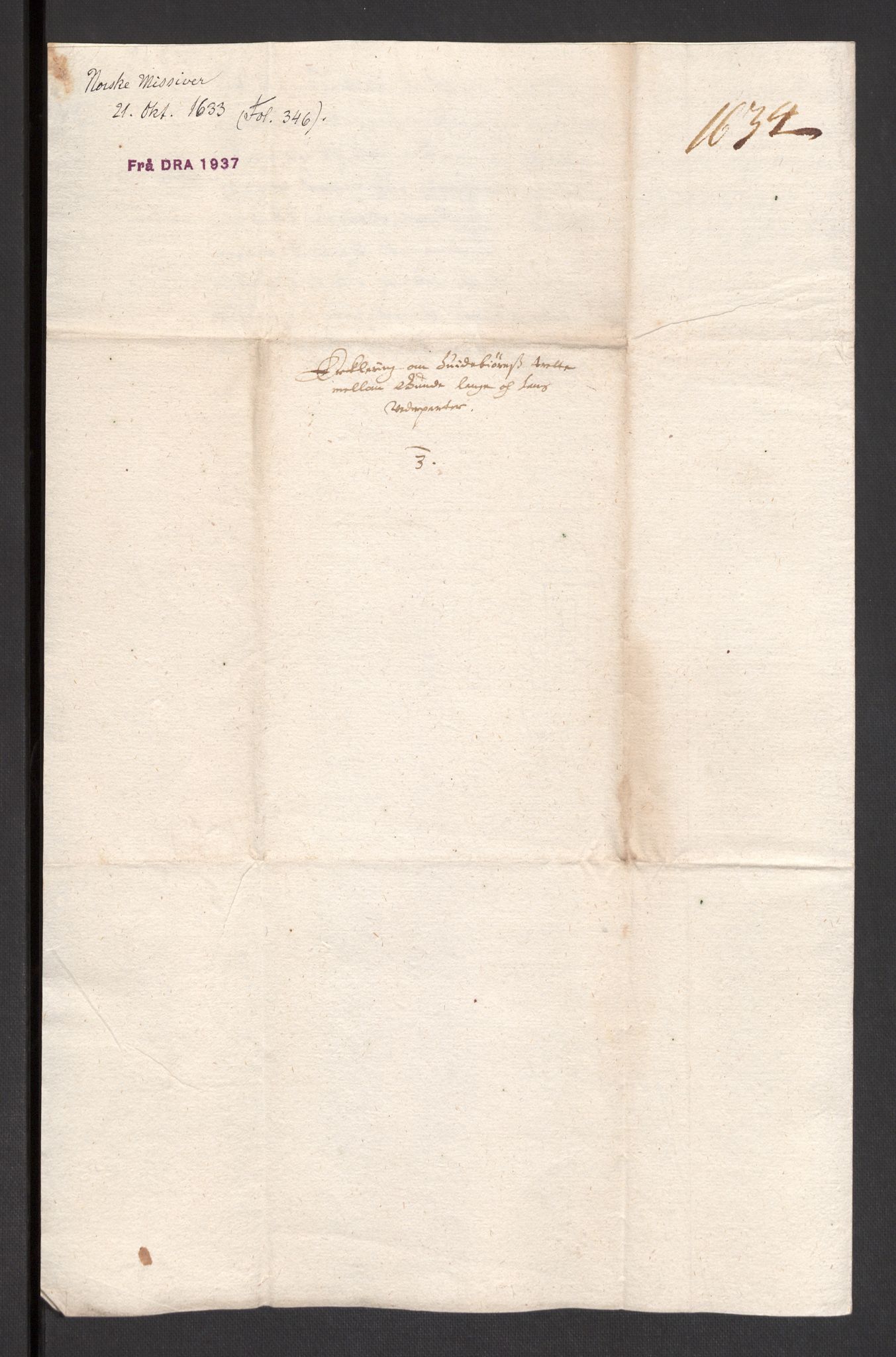 Danske Kanselli 1572-1799, AV/RA-EA-3023/F/Fc/Fcc/Fcca/L0007: Norske innlegg 1572-1799, 1633-1635, p. 155