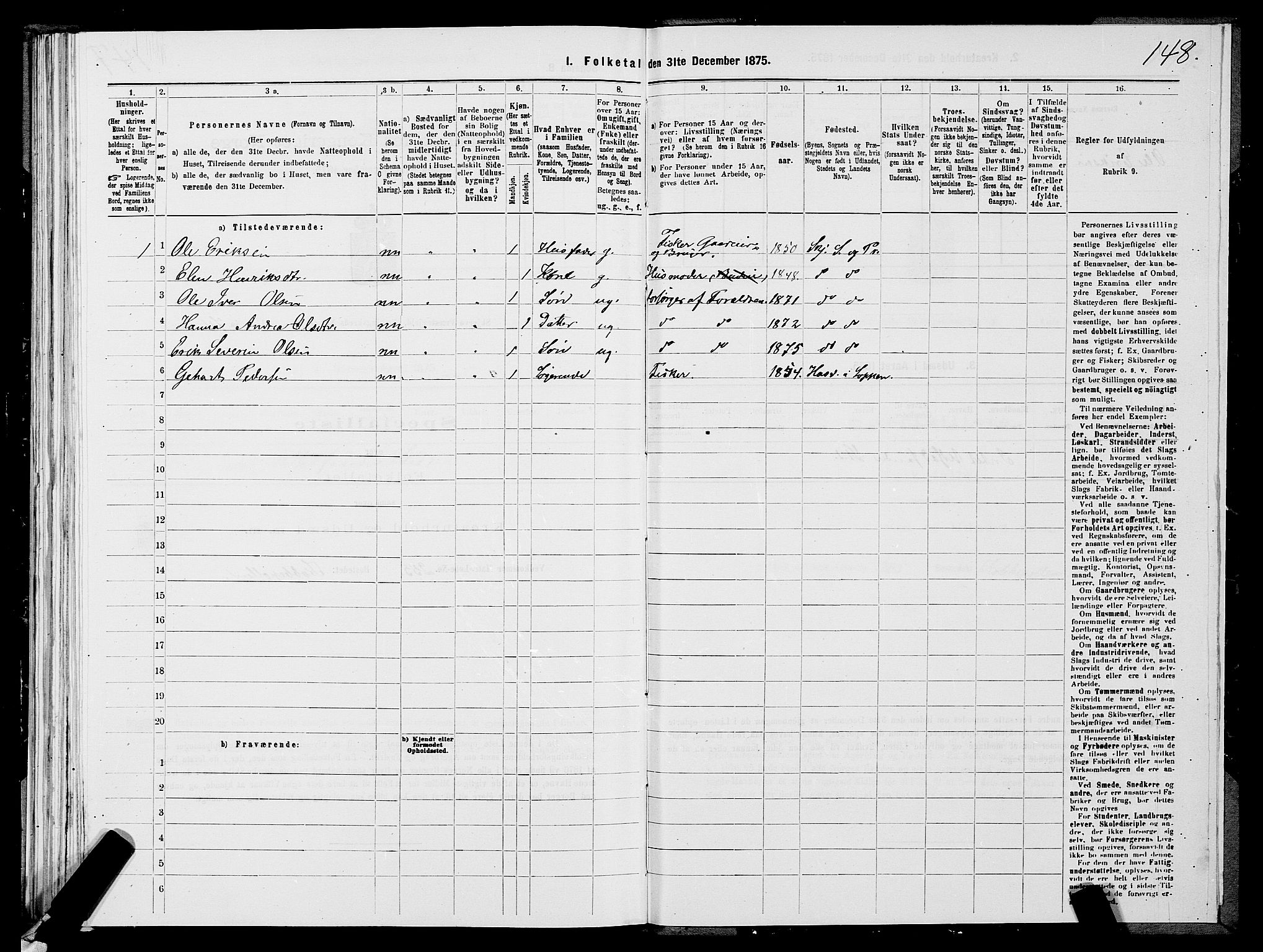 SATØ, 1875 census for 1941P Skjervøy, 1875, p. 5148