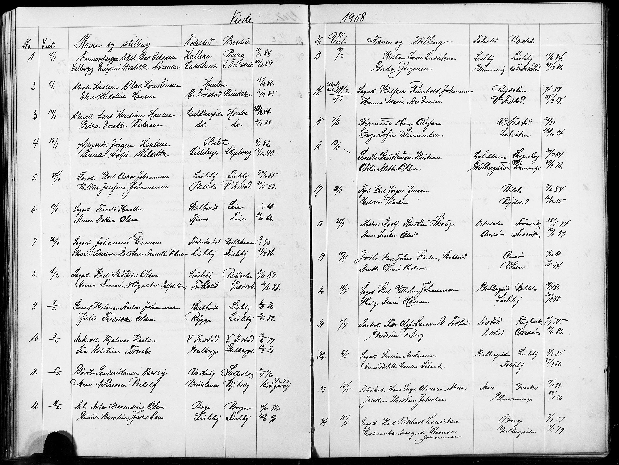 Glemmen prestekontor Kirkebøker, AV/SAO-A-10908/G/Ga/L0006: Parish register (copy) no. 6, 1894-1908