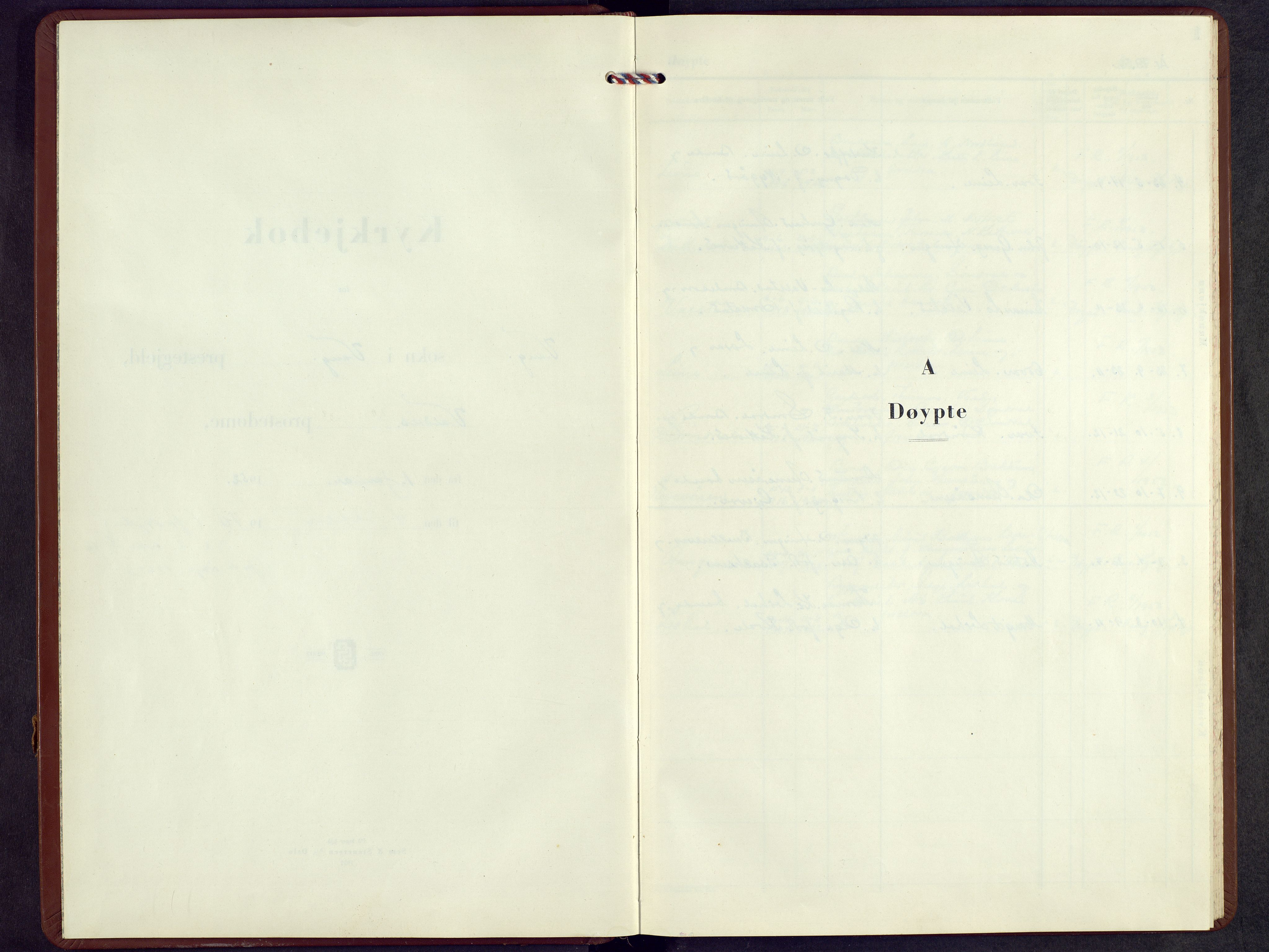 Vang prestekontor, Valdres, SAH/PREST-140/H/Hb/L0011: Parish register (copy) no. 11, 1952-1970