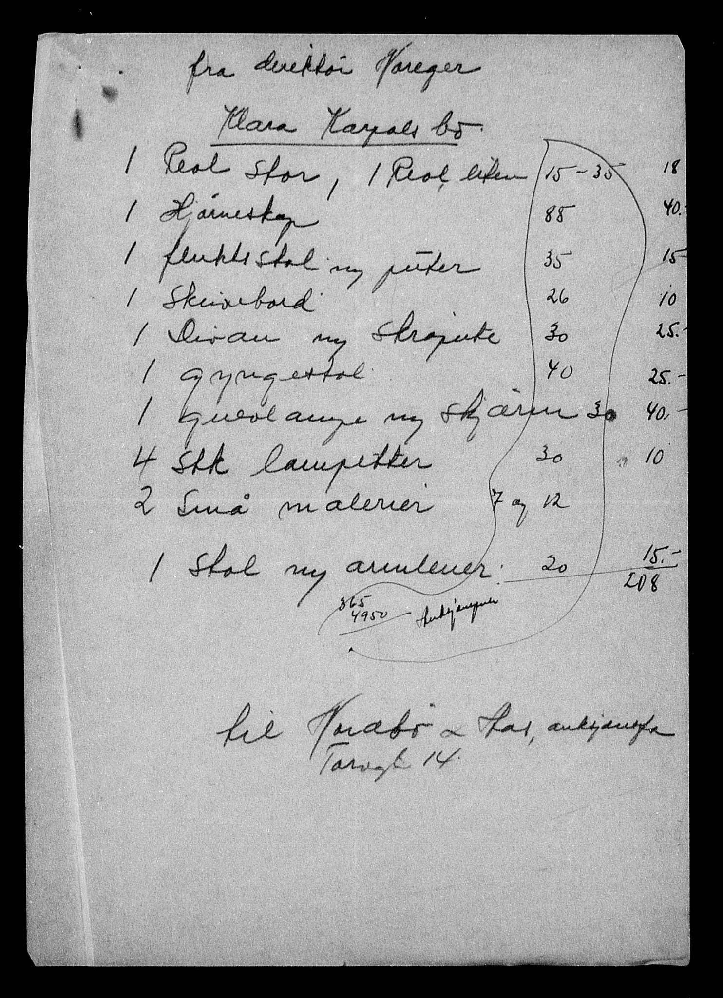 Justisdepartementet, Tilbakeføringskontoret for inndratte formuer, AV/RA-S-1564/H/Hc/Hcc/L0949: --, 1945-1947, p. 420