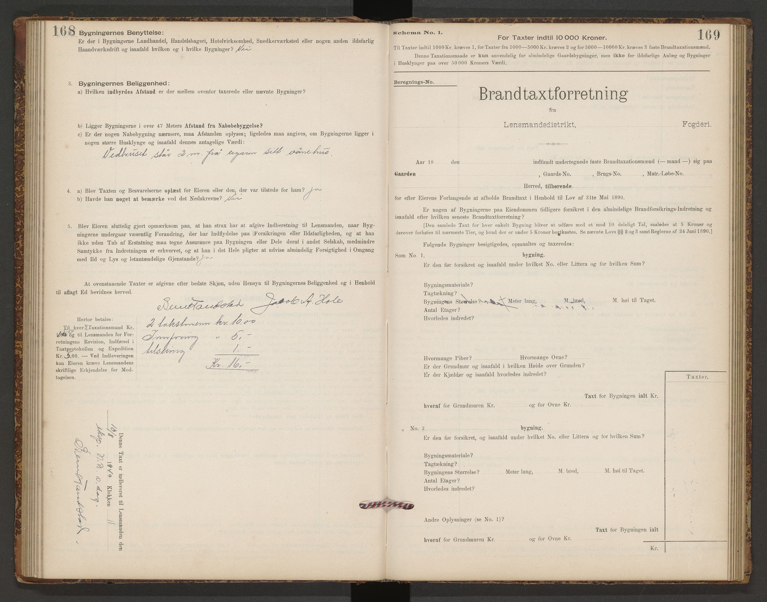 Norges Brannkasse Ørskog, SAT/A-5493/Fb/L0001: Branntakstprotokoll, 1921-1949, p. 168-169
