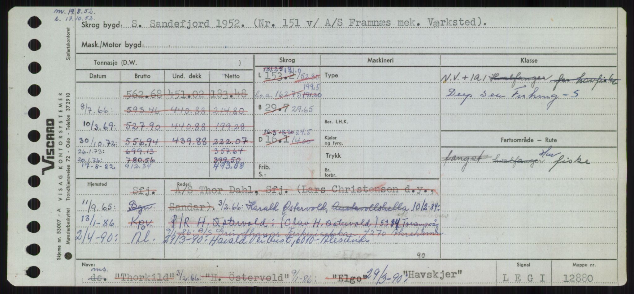 Sjøfartsdirektoratet med forløpere, Skipsmålingen, AV/RA-S-1627/H/Ha/L0002/0002: Fartøy, Eik-Hill / Fartøy, G-Hill, p. 691