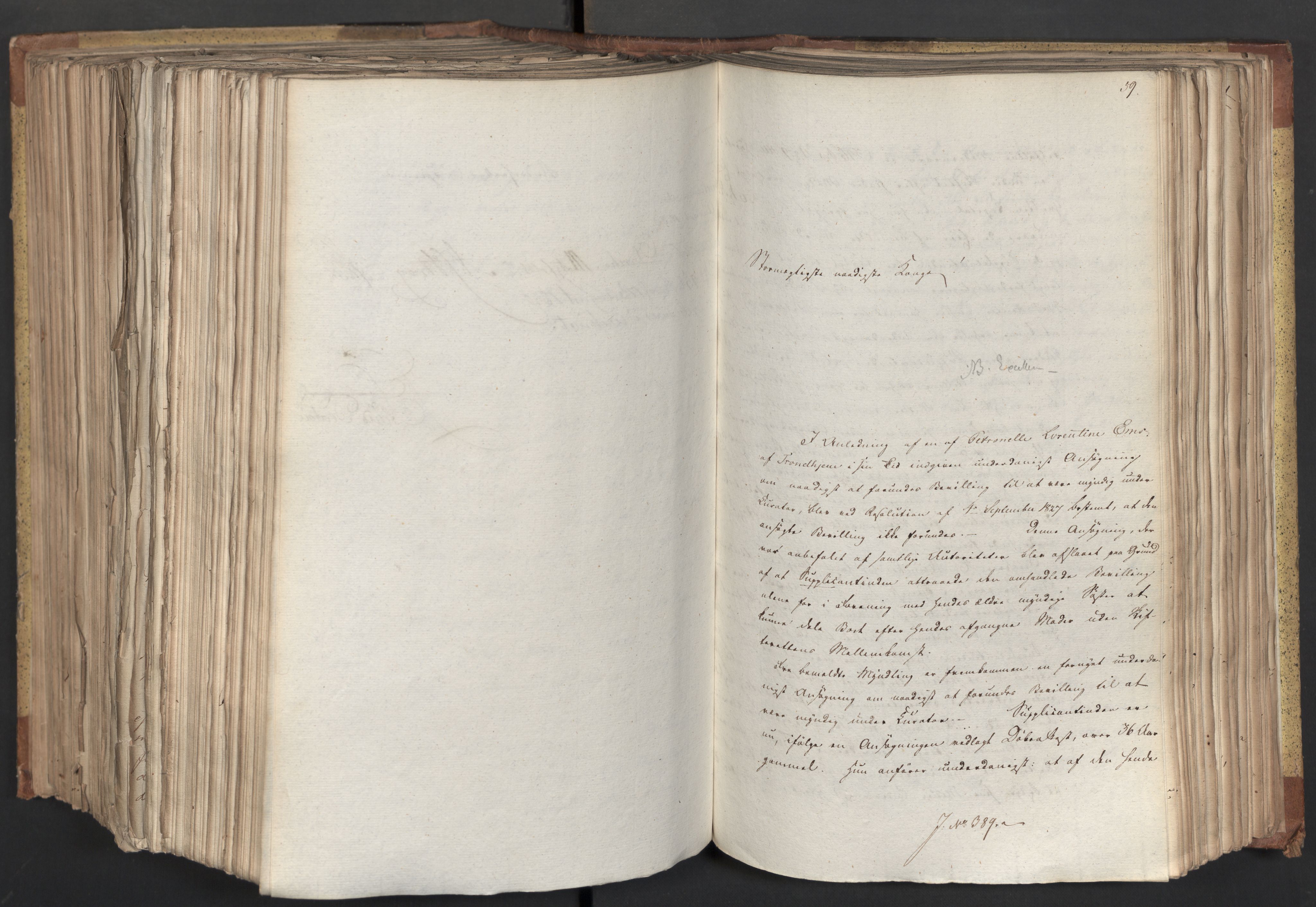 Statsrådsavdelingen i Stockholm, AV/RA-S-1003/D/Da/L0066: Regjeringsinnstillinger nr. 240-449, 1830, p. 619