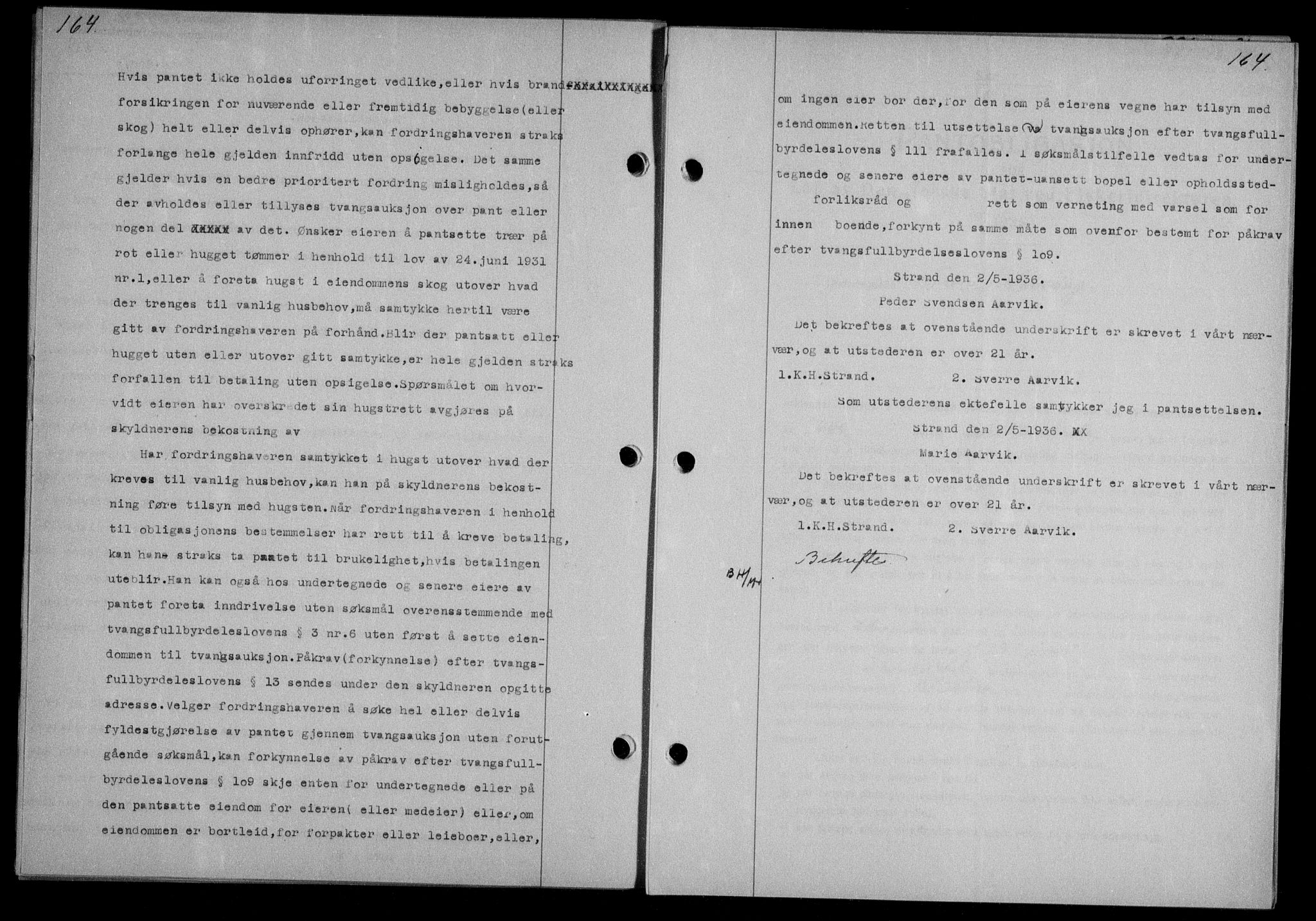 Nordmøre sorenskriveri, AV/SAT-A-4132/1/2/2Ca/L0088: Mortgage book no. 78, 1936-1936, Diary no: : 977/1936