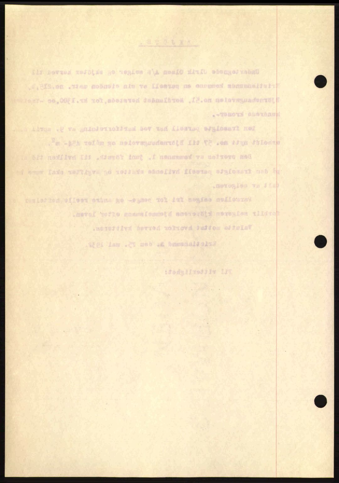 Kristiansund byfogd, AV/SAT-A-4587/A/27: Mortgage book no. 26, 1931-1933, Deed date: 31.05.1932