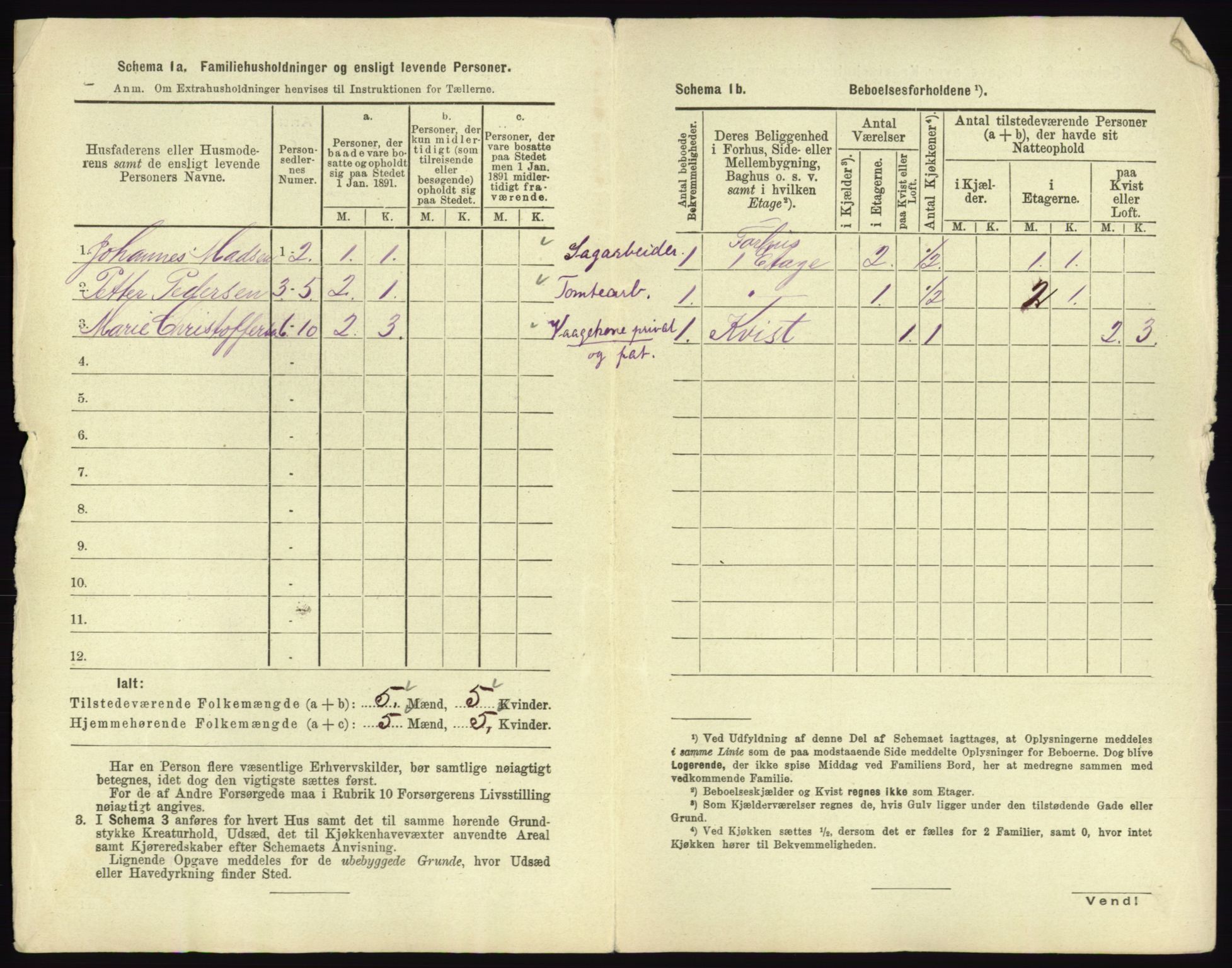 RA, 1891 census for 0602 Drammen, 1891, p. 1996