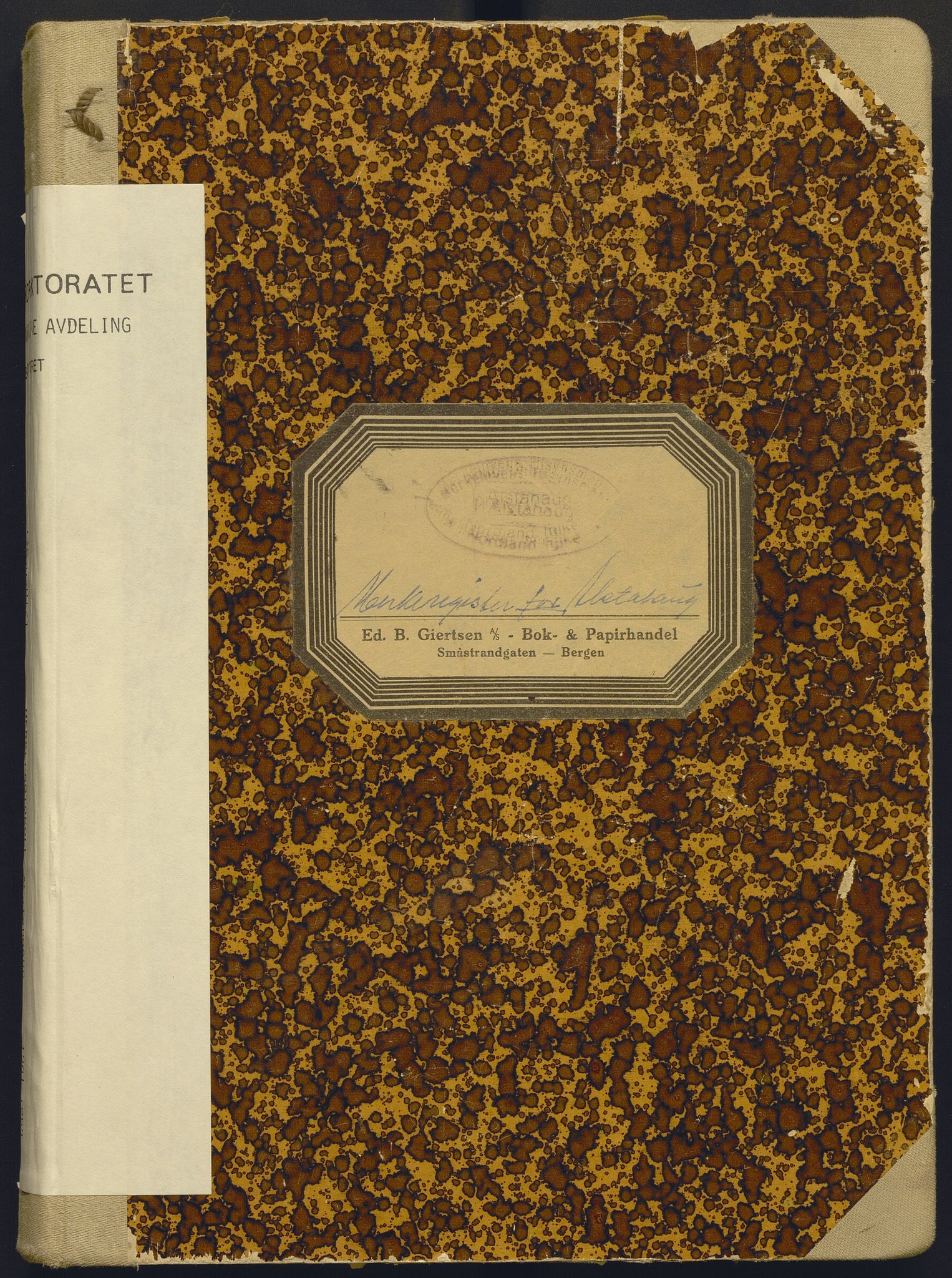 Fiskeridirektoratet - 1 Adm. ledelse - 13 Båtkontoret, AV/SAB-A-2003/I/Ia/Iac/L0001: 135.0301/1 Merkeprotokoll - Alstahaug, 1961-1964