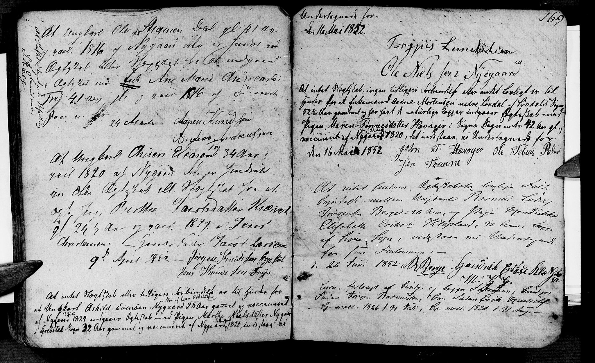 Søgne sokneprestkontor, AV/SAK-1111-0037/F/Fa/Fab/L0007: Parish register (official) no. A 7, 1791-1851, p. 169