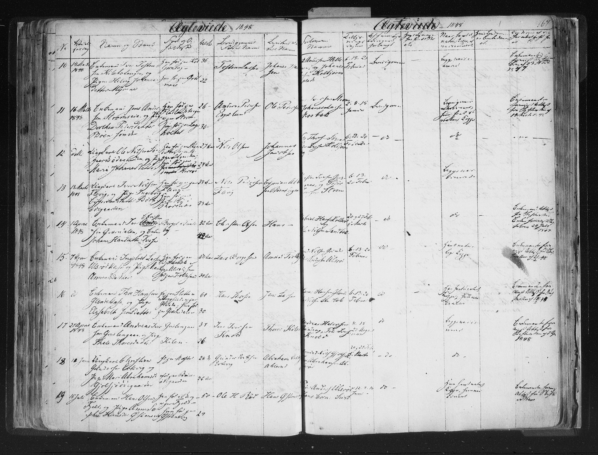 Aremark prestekontor Kirkebøker, AV/SAO-A-10899/F/Fc/L0002: Parish register (official) no. III 2, 1834-1849, p. 167