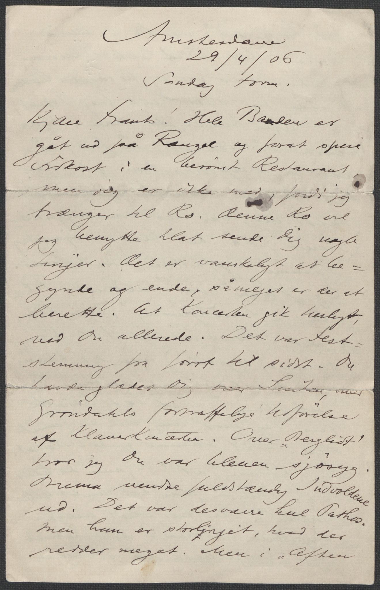 Beyer, Frants, AV/RA-PA-0132/F/L0001: Brev fra Edvard Grieg til Frantz Beyer og "En del optegnelser som kan tjene til kommentar til brevene" av Marie Beyer, 1872-1907, p. 849