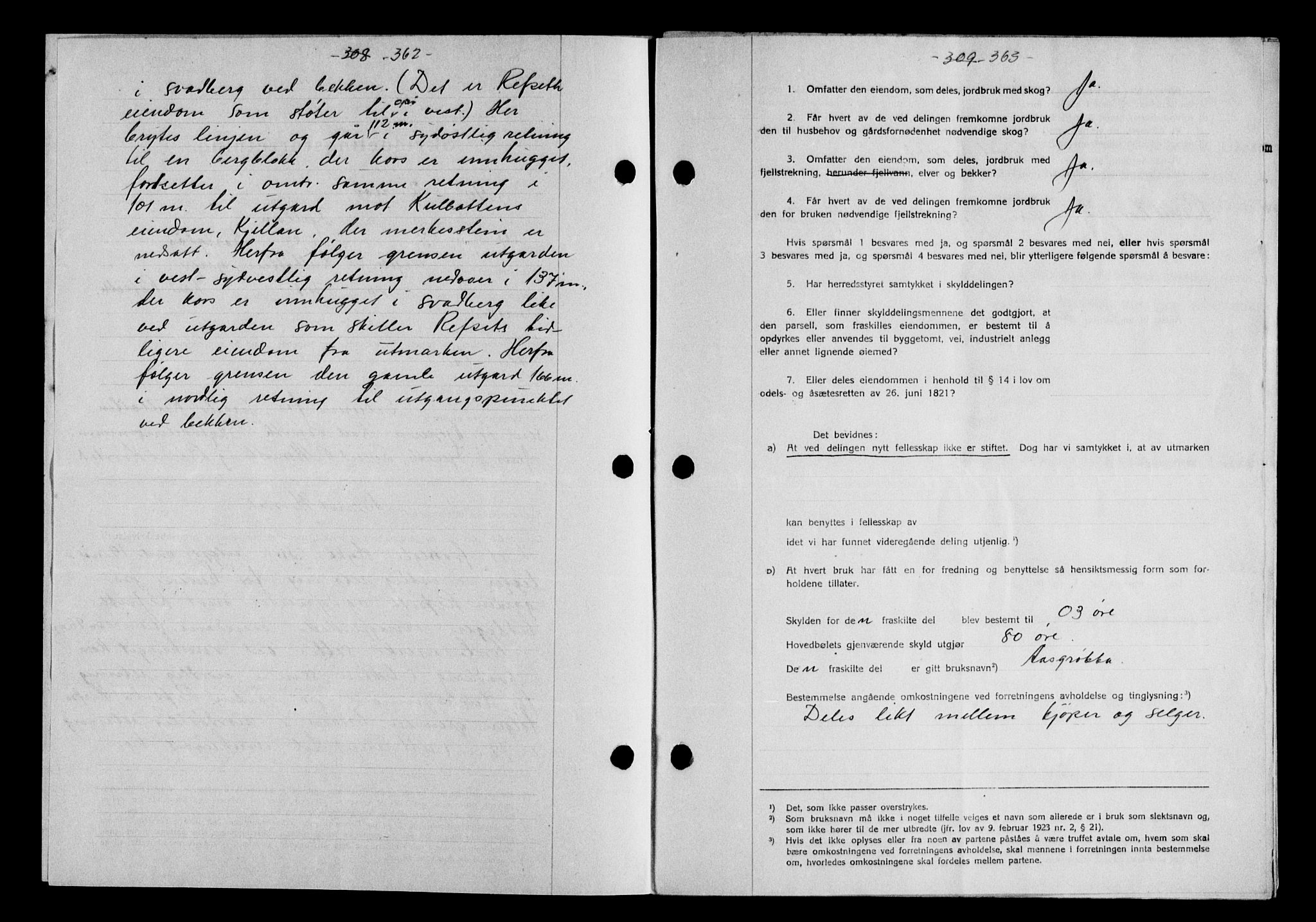 Gauldal sorenskriveri, SAT/A-0014/1/2/2C/L0052: Mortgage book no. 57, 1940-1941, Diary no: : 1044/1940