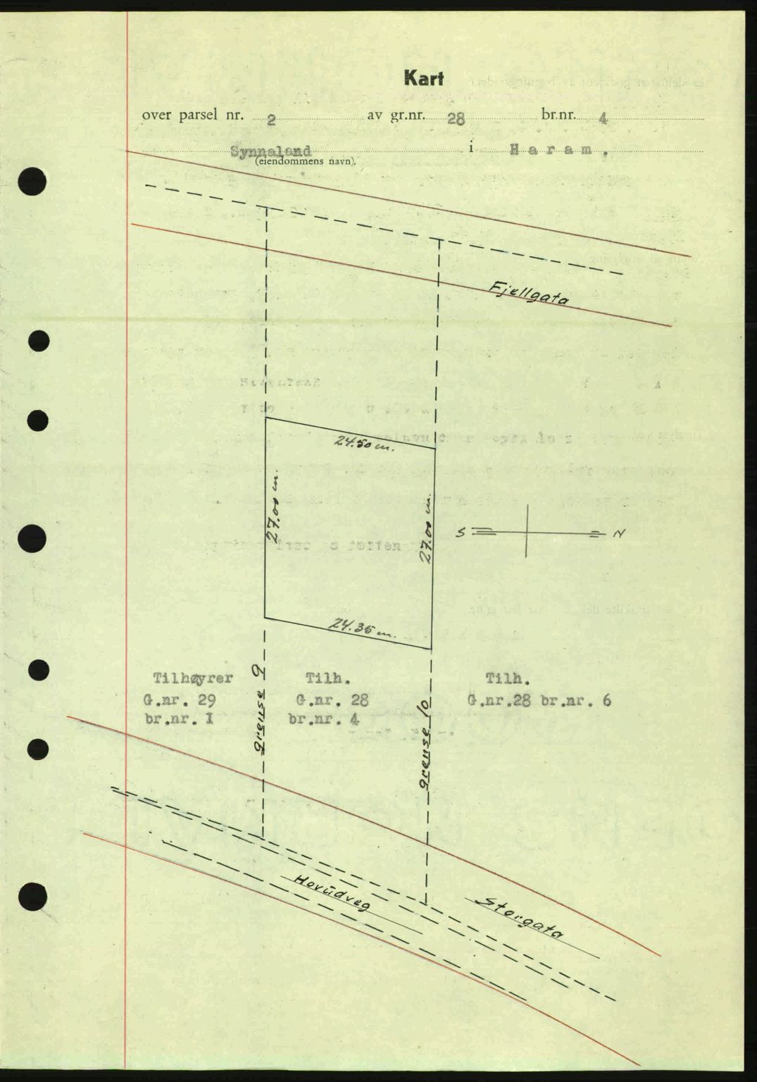 Nordre Sunnmøre sorenskriveri, AV/SAT-A-0006/1/2/2C/2Ca: Mortgage book no. A20a, 1945-1945, Diary no: : 821/1945