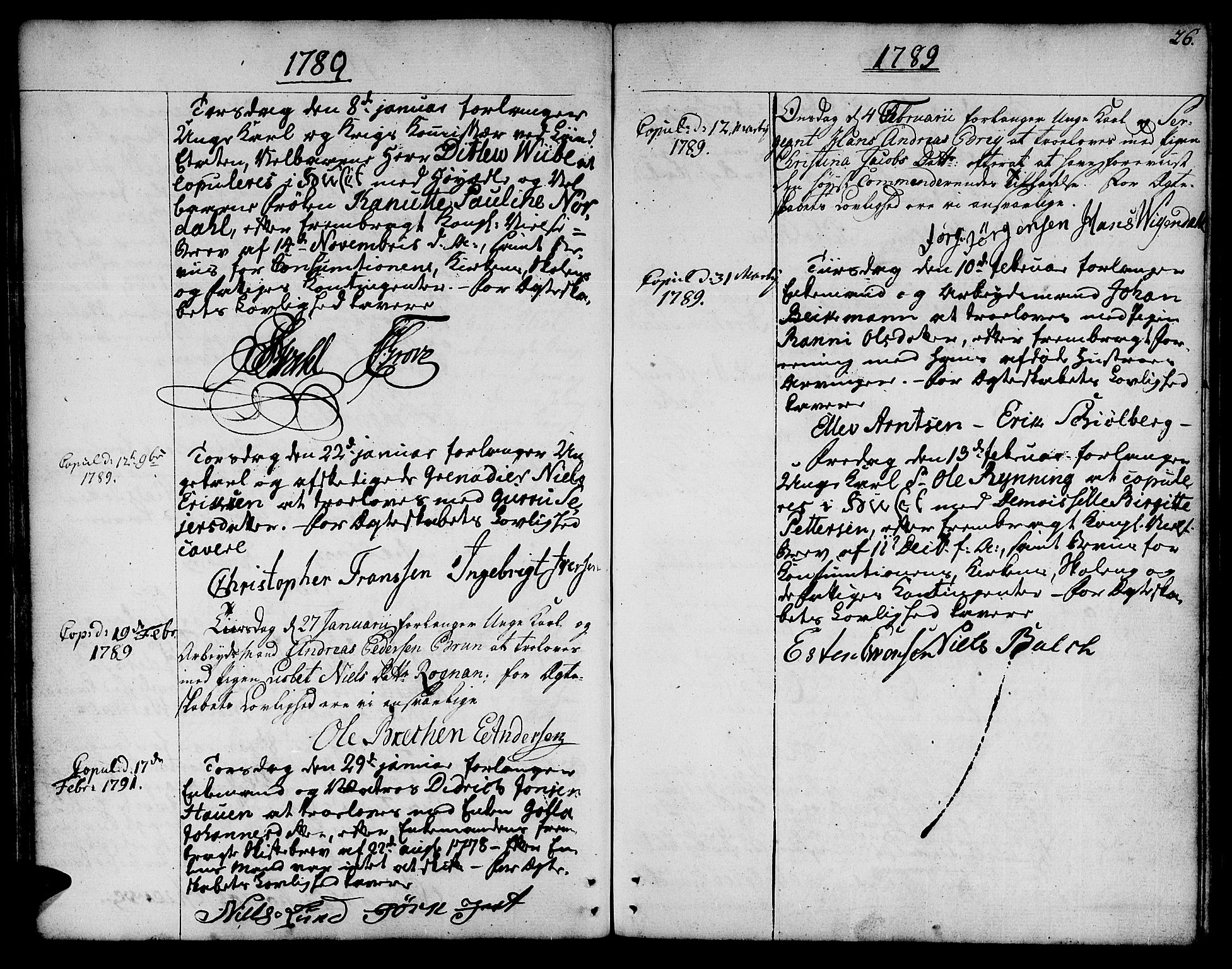 Ministerialprotokoller, klokkerbøker og fødselsregistre - Sør-Trøndelag, SAT/A-1456/601/L0041: Parish register (official) no. 601A09, 1784-1801, p. 26