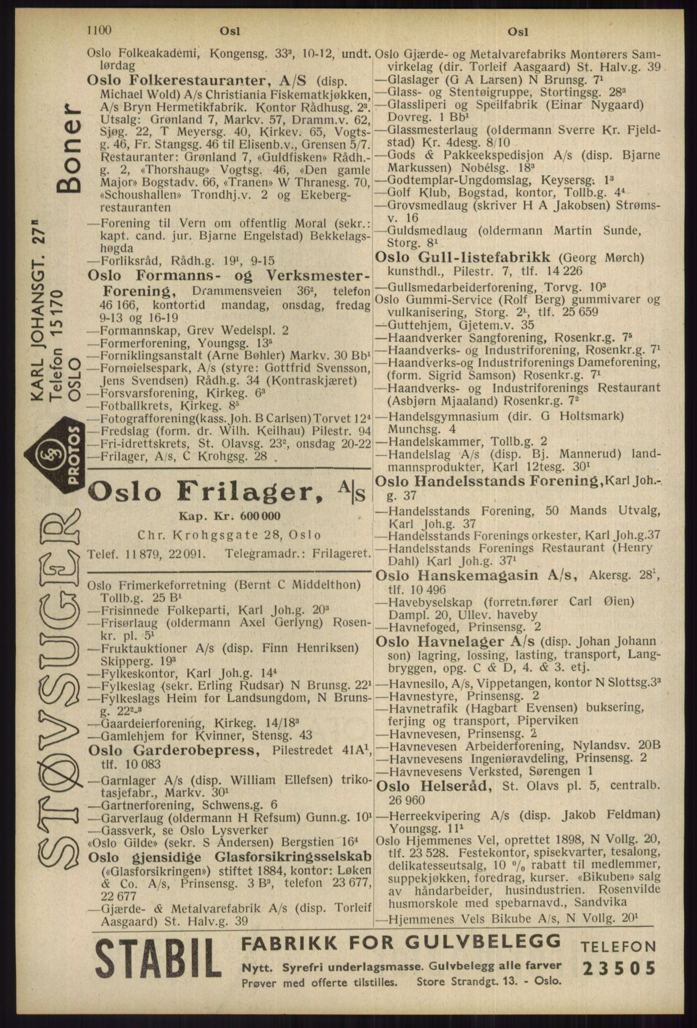 Kristiania/Oslo adressebok, PUBL/-, 1934, p. 1100