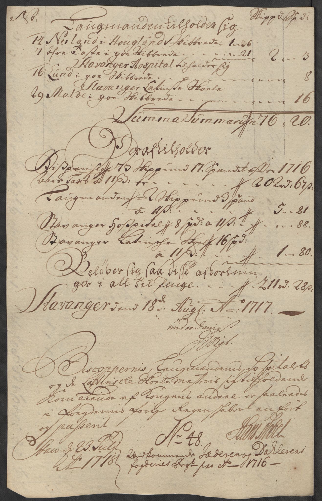 Rentekammeret inntil 1814, Reviderte regnskaper, Fogderegnskap, AV/RA-EA-4092/R46/L2740: Fogderegnskap Jæren og Dalane, 1715-1716, p. 452