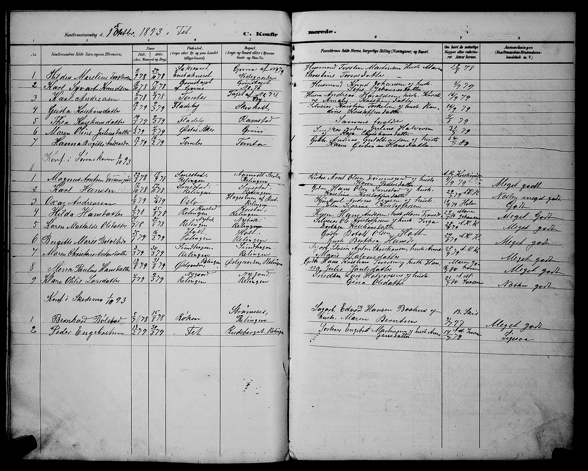 Fet prestekontor Kirkebøker, AV/SAO-A-10370a/G/Gb/L0004: Parish register (copy) no. II 4, 1894-1904