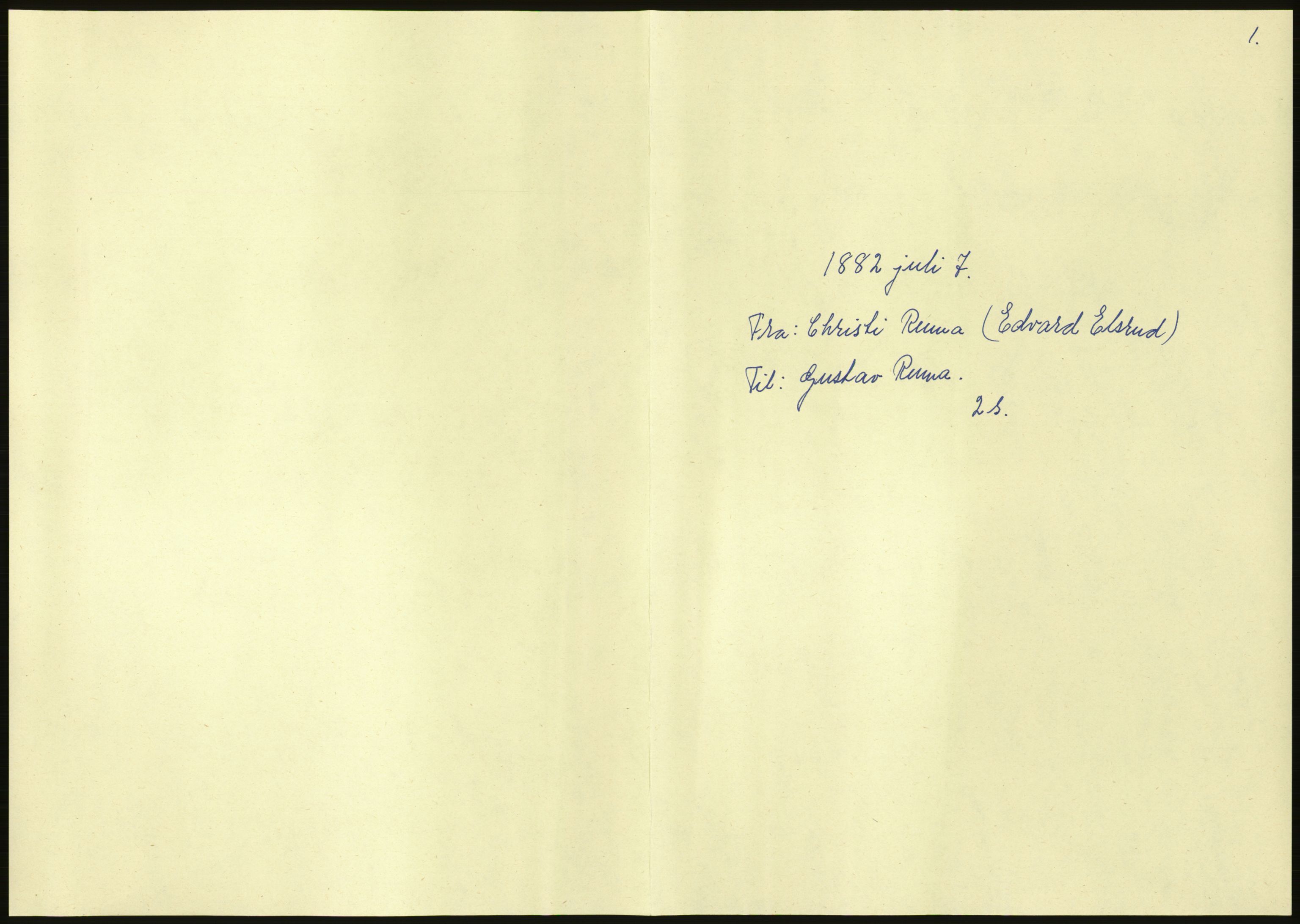 Samlinger til kildeutgivelse, Amerikabrevene, AV/RA-EA-4057/F/L0018: Innlån fra Buskerud: Elsrud, 1838-1914, p. 1023