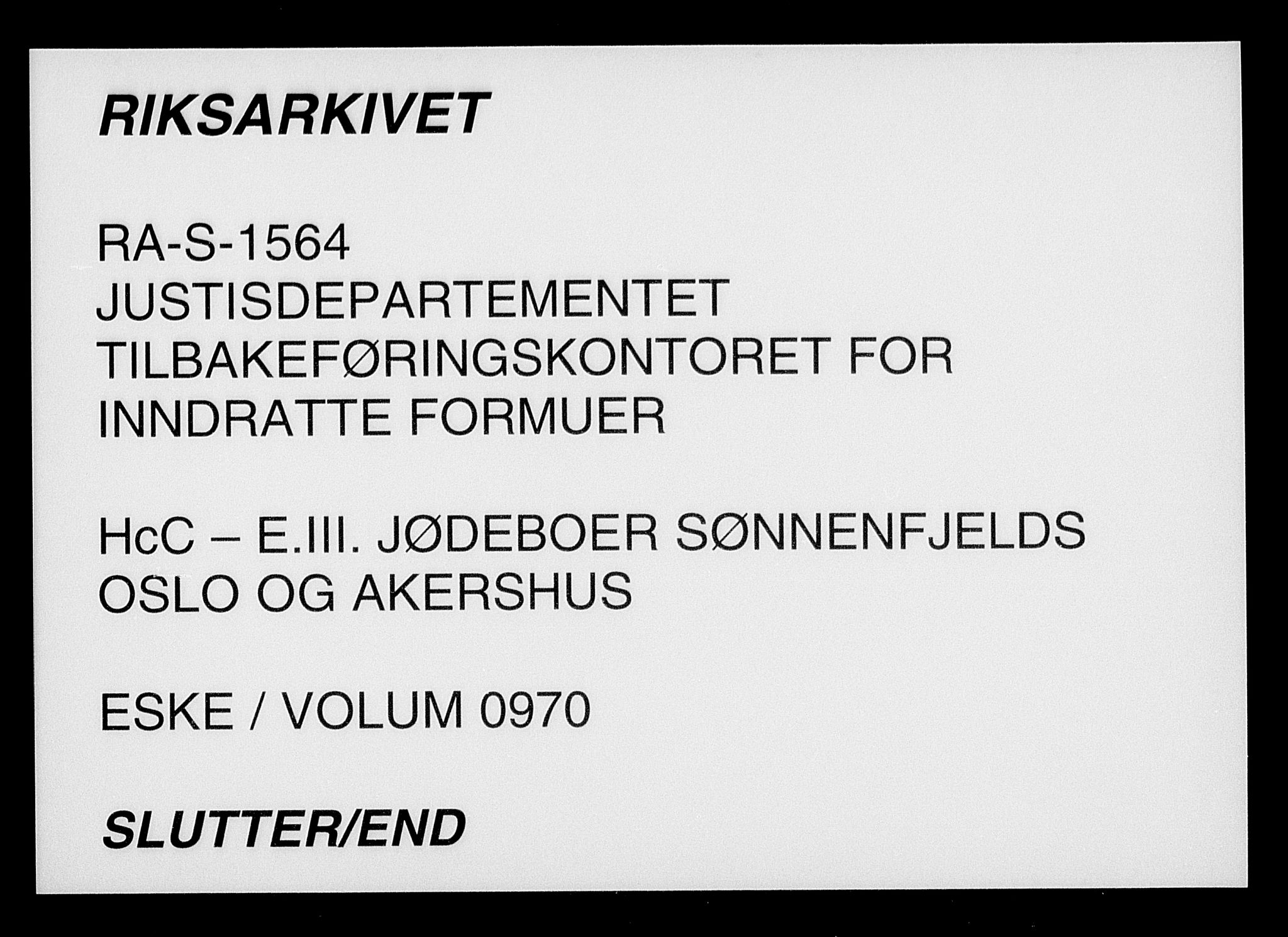 Justisdepartementet, Tilbakeføringskontoret for inndratte formuer, AV/RA-S-1564/H/Hc/Hcc/L0970: --, 1945-1947, p. 603