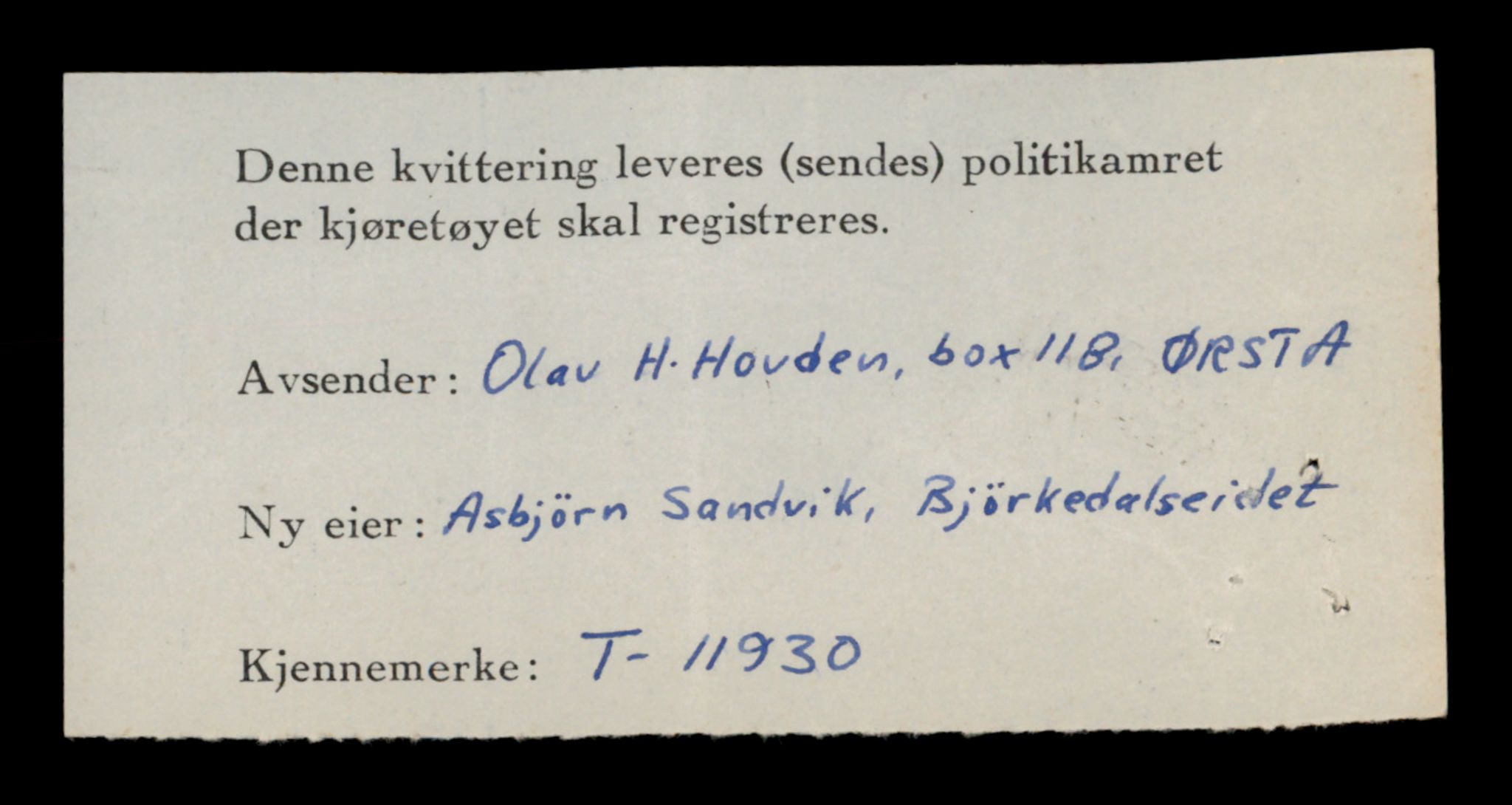 Møre og Romsdal vegkontor - Ålesund trafikkstasjon, AV/SAT-A-4099/F/Fe/L0031: Registreringskort for kjøretøy T 11800 - T 11996, 1927-1998, p. 2266