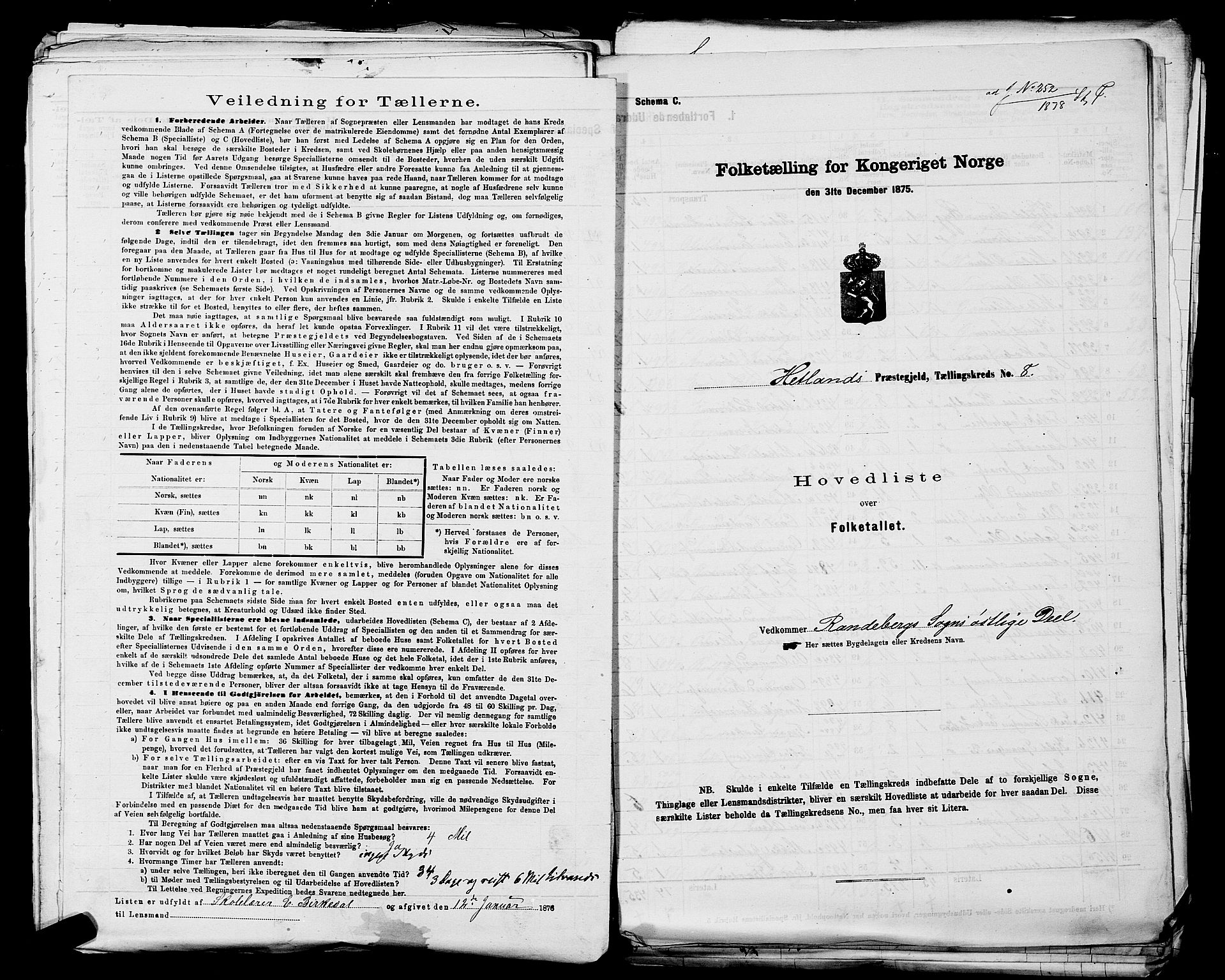 SAST, 1875 census for 1126P Hetland, 1875, p. 34