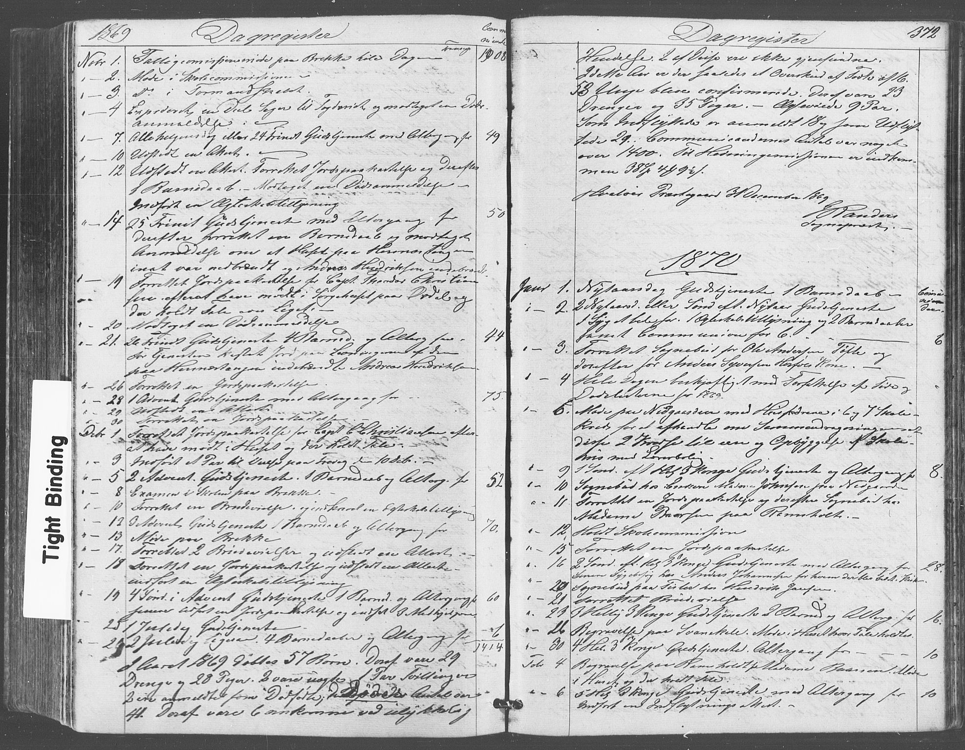 Hvaler prestekontor Kirkebøker, SAO/A-2001/F/Fa/L0007: Parish register (official) no. I 7, 1864-1878, p. 372