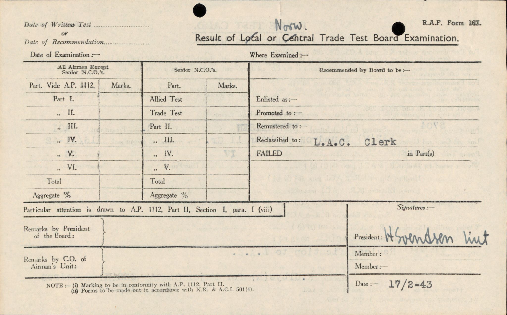 Forsvaret, Rygge hovedflystasjon, AV/RA-RAFA-2298/P/Pd/L0039: Andersen, Gunnar Bjarne - Coward, Christian - f. 1916, 1916, p. 438